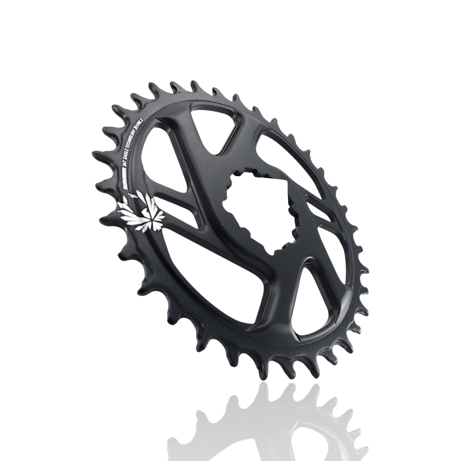 Sram Chain Ring X-Sync 2 Direct Mount 3Mm Offset Boost Cold Forged Aluminum: Black 34T