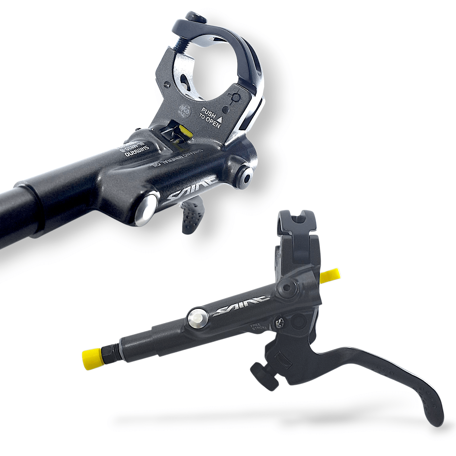 Shimano Saint BR-M820 Saint bled I-spec-B compatible brake with post mount calliper; rear