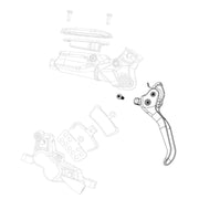 Avid Spare - Disc Brake Spare Mmx Clamp Black Lever (Stainless Steel Bolt T25) - Guide Ult/Rsc/Rs/Re/Rlevel Ult/Tlm/Tl Code Rsc/R Db5 Elixer 9/7/Cr Mag/X0/ Xx, Qty 1: