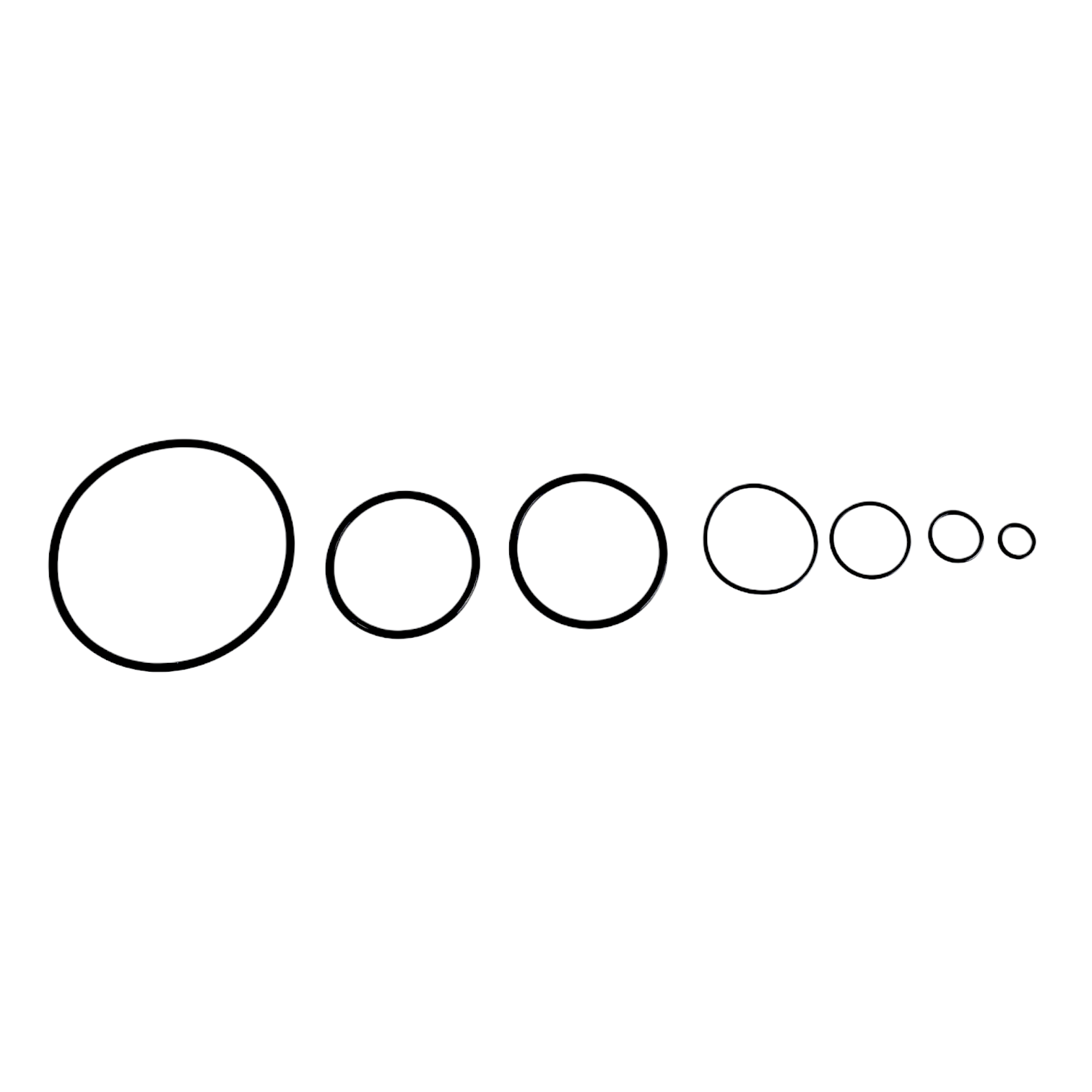 FOX RP23 Boost Valve Rear Shock Rebuild Seal Kit