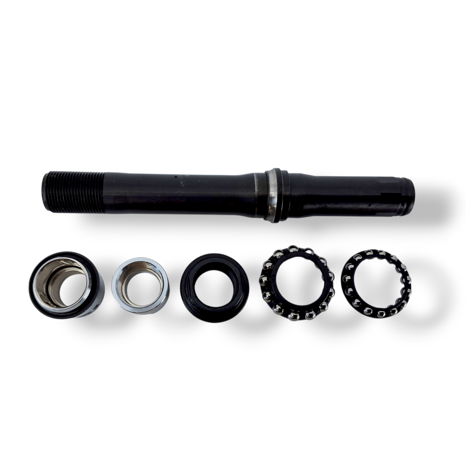 Shimano Spares FH-M7110-B complete hub axle; 148 mm