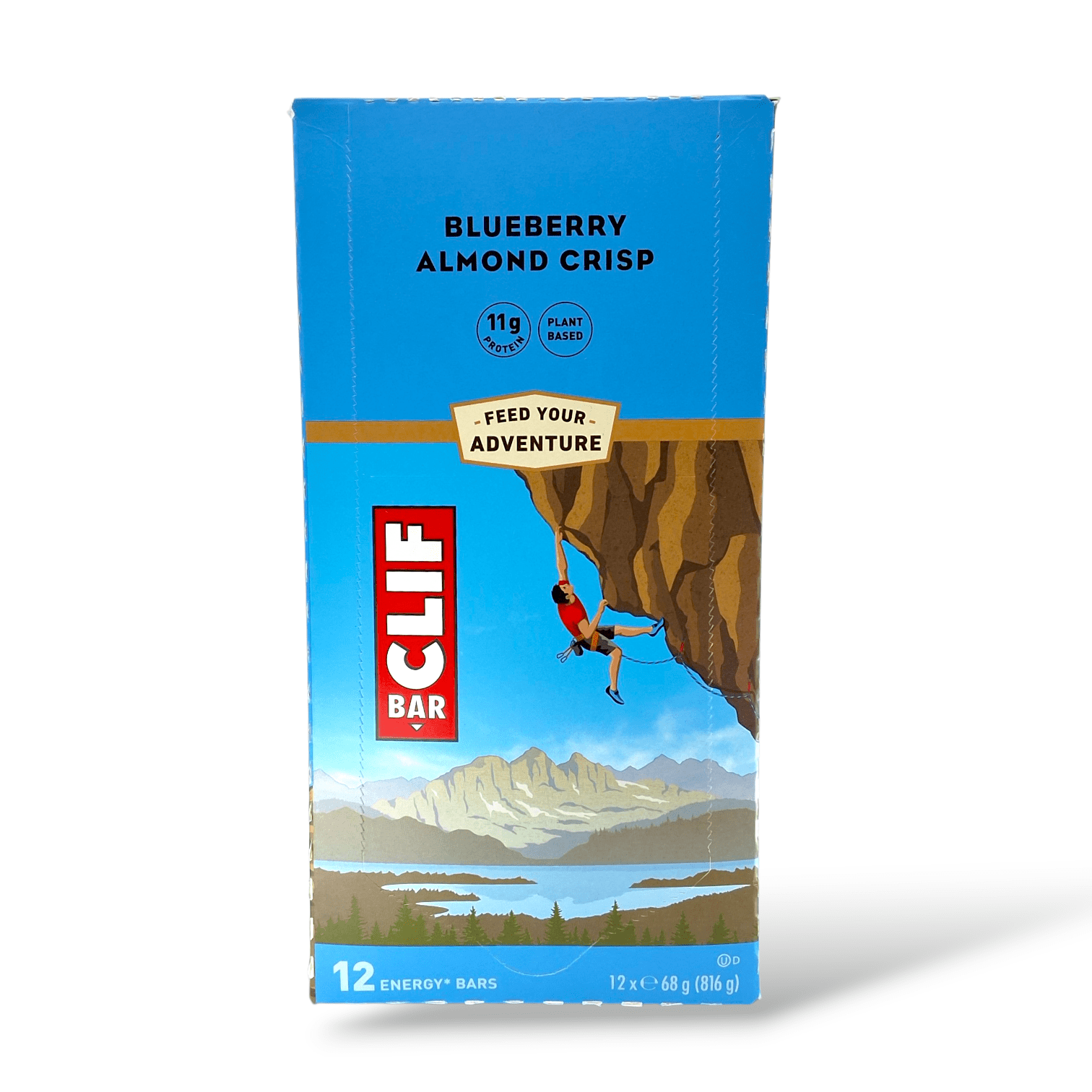 Clif Bar Blueberry Almond Crisp 12 Pack 70% Organic