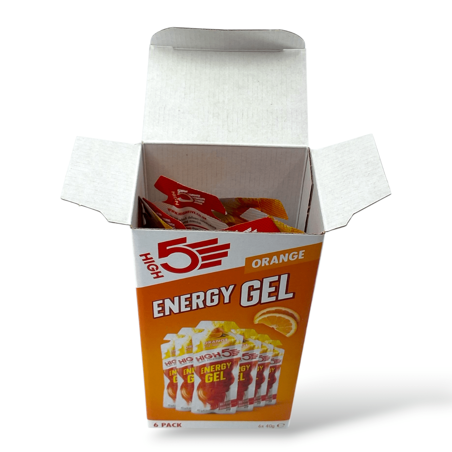 High5 High5 Energy Gel (40g, x6, Orange)