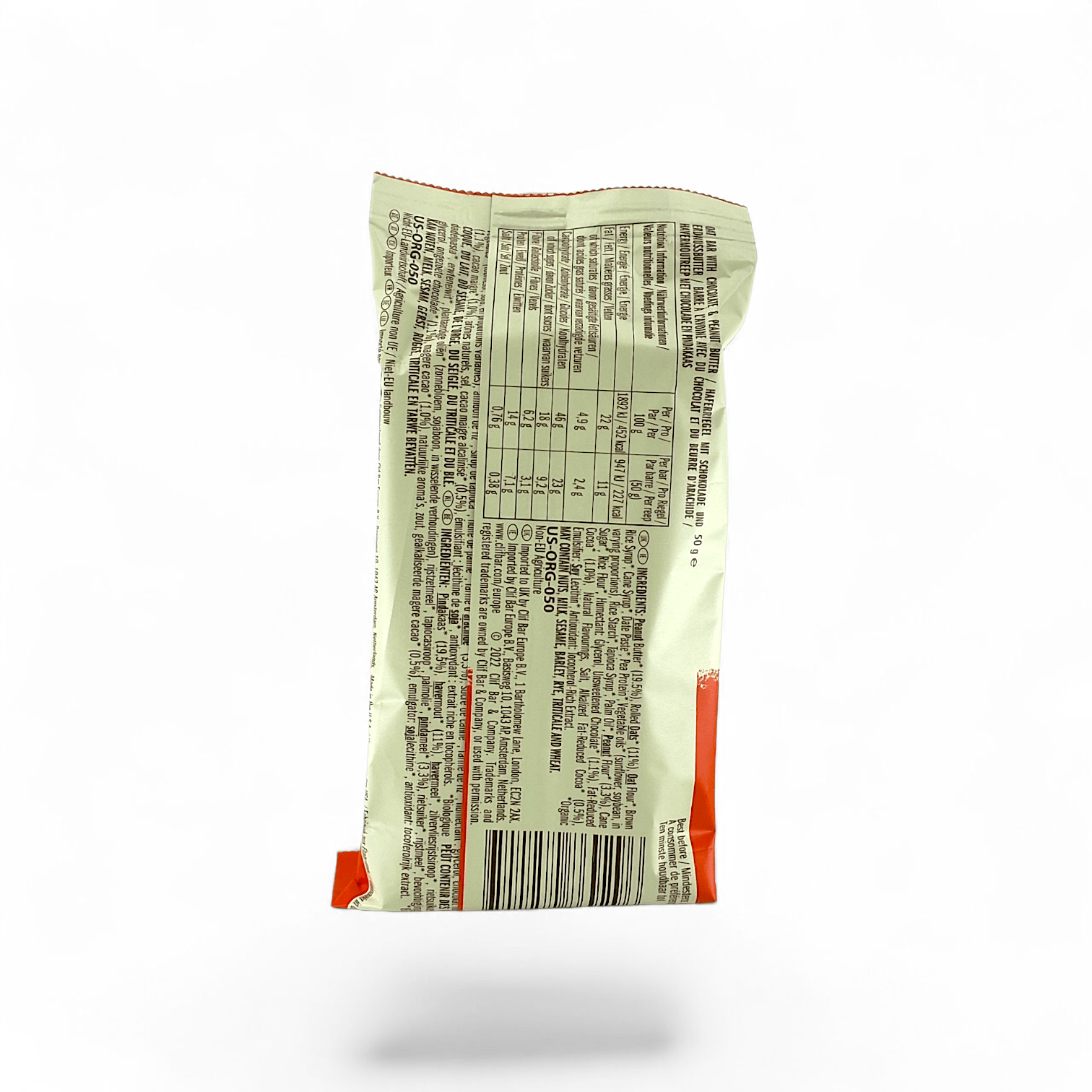 Clif Nut Butter Bar Chocolate Peanut Butter 12 Pack