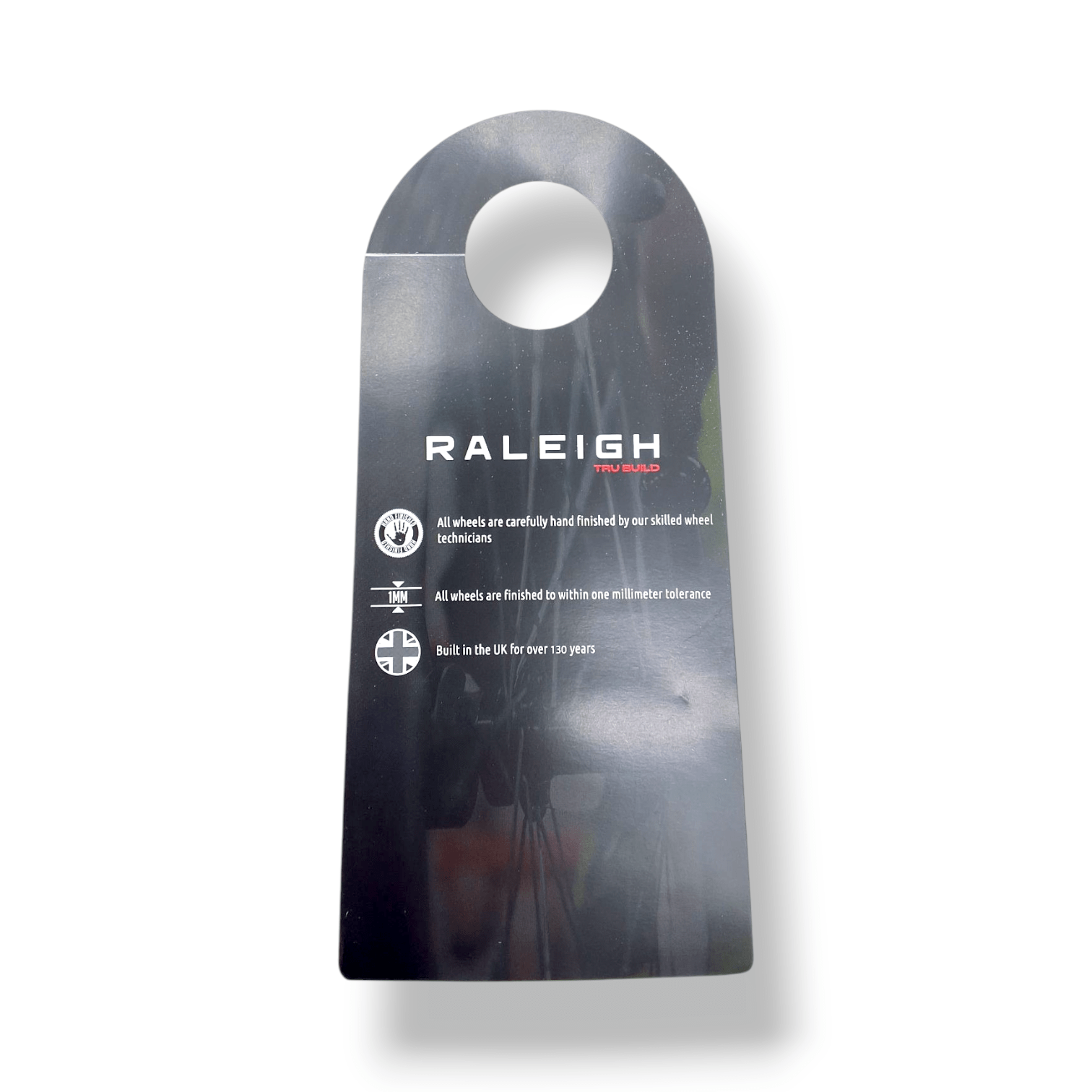 Tru-build wheels 700C Front Wheel, Shimano 105, Mach1 Omega Rim, 32H, Black - Front - Black