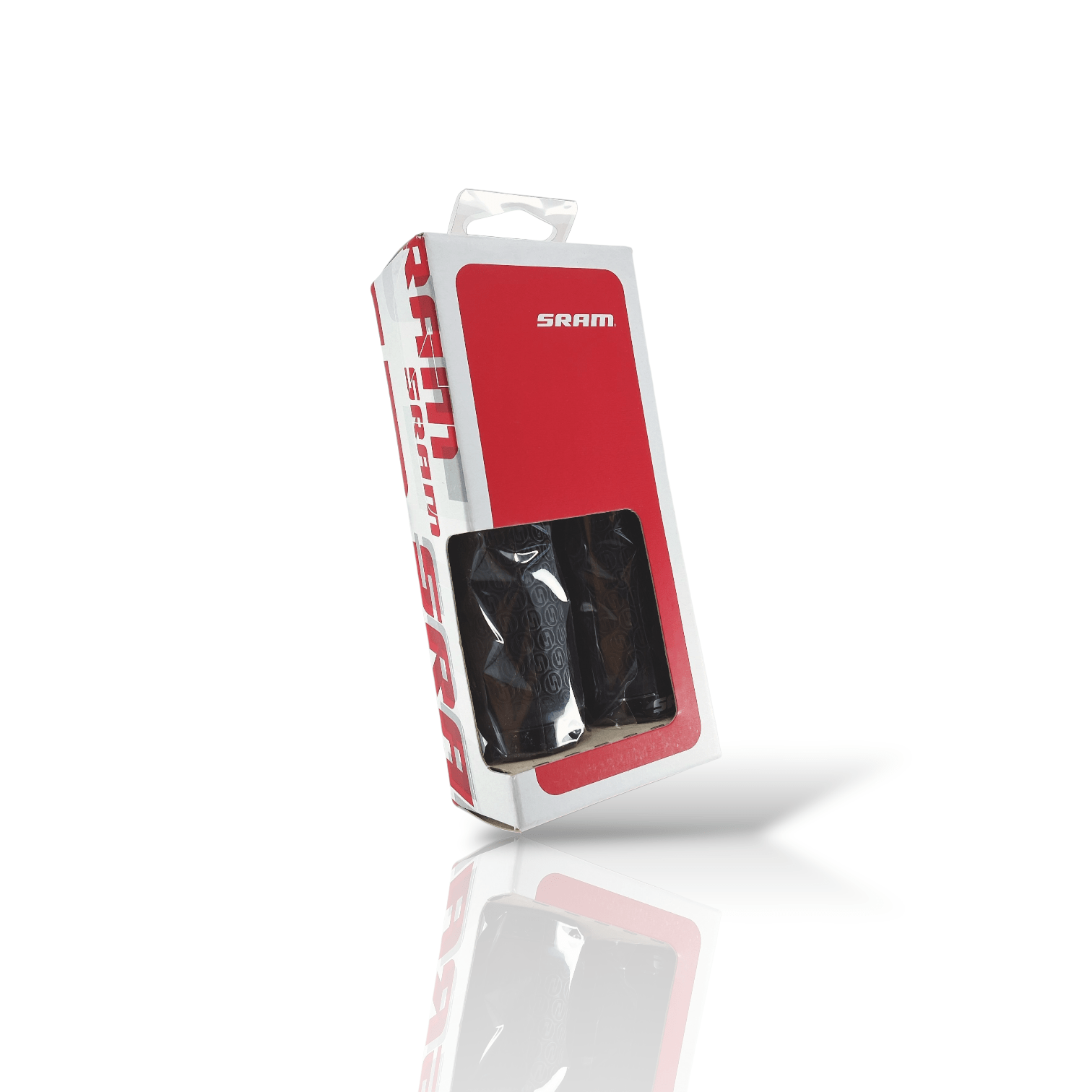 Sram Locking Grips W/ 2 Clamps & End Plugs Black: