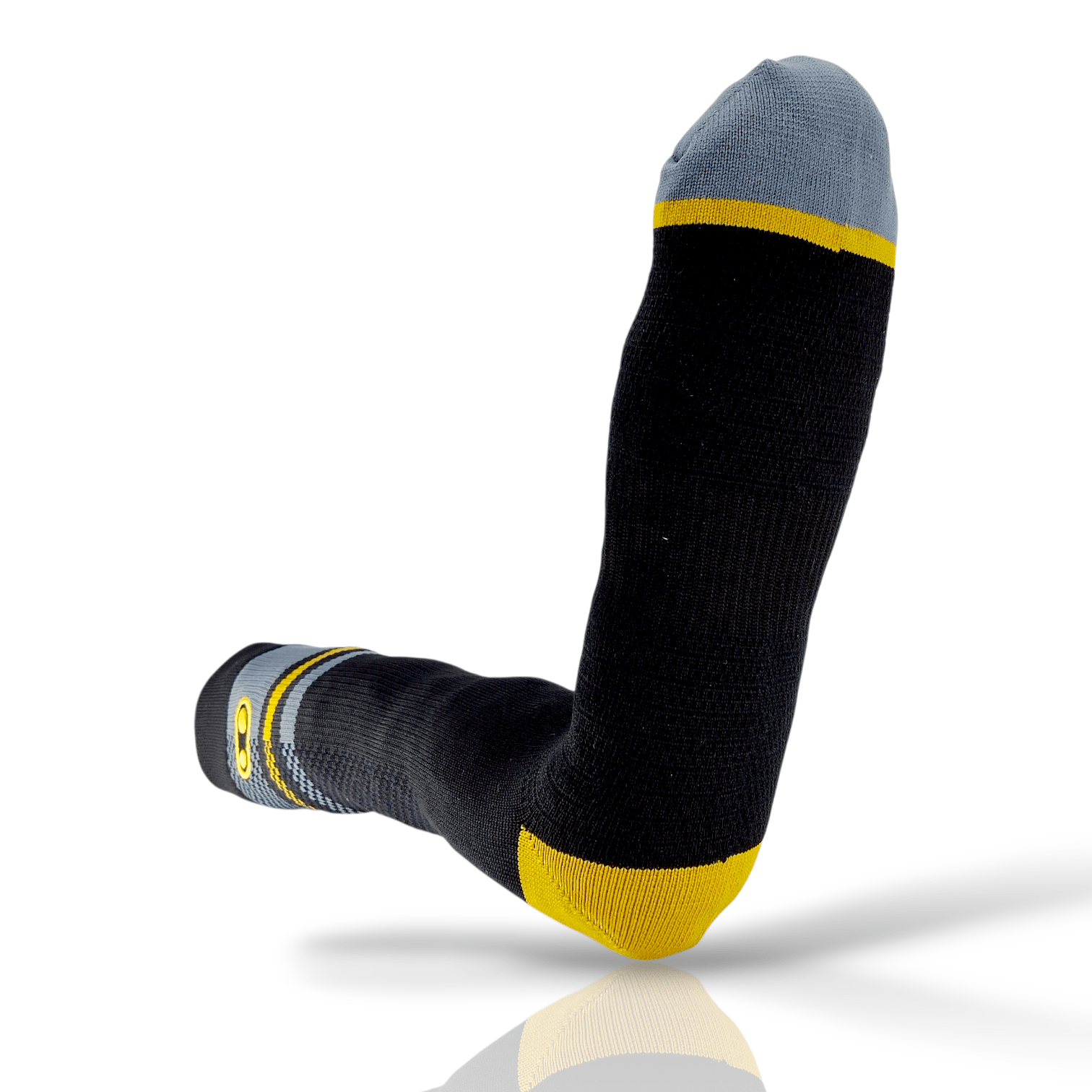 Crankbrothers Icon Socks - Black/Gold - Small/Medium