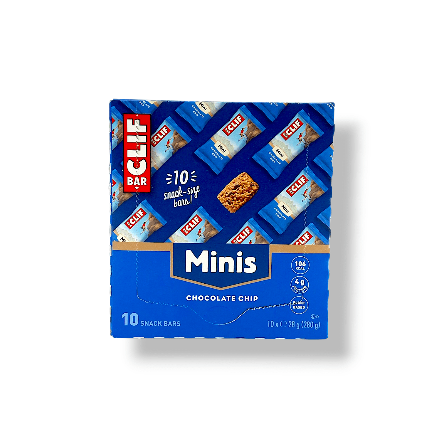 Clif Bar Mini Chocolate Chip 10 Pack 70% Organic