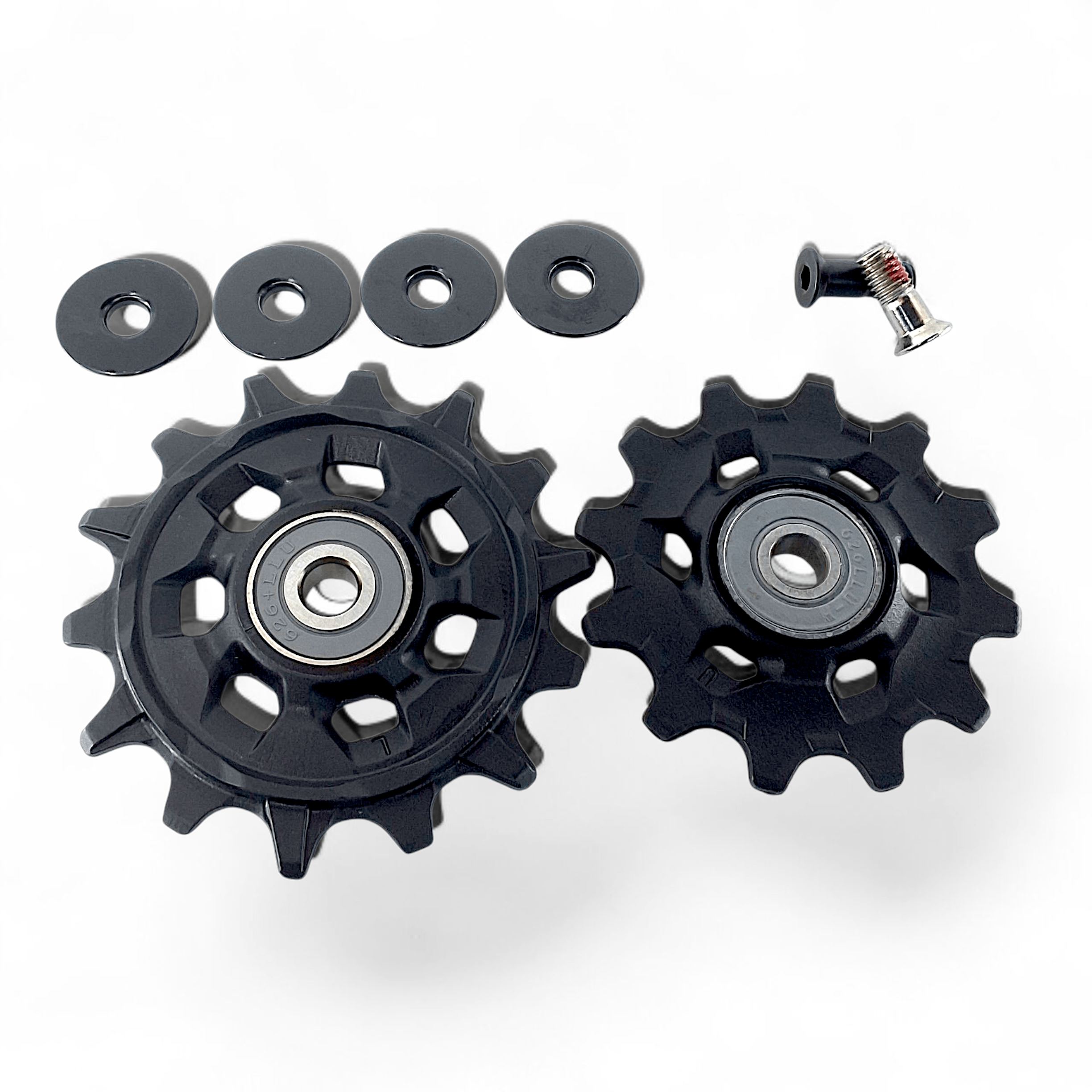 Sram Rear Derailleur Pulley Kit Gx Eagle Axs (Includes 12T Upper And 14T Lower Pulley, 13Mm And 14Mm Pulley Bolts):