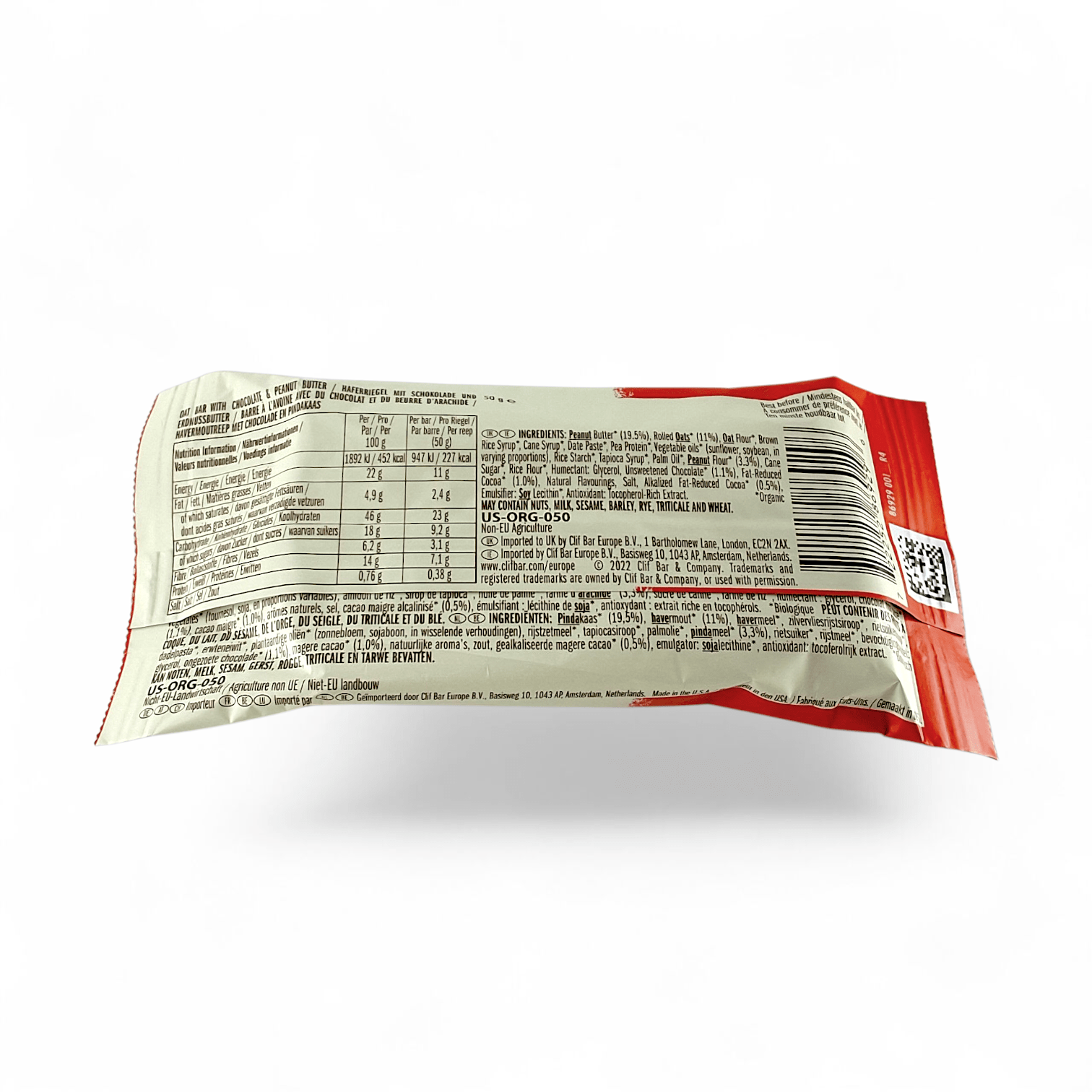 Clif Nut Butter Bar Chocolate Peanut Butter 12 Pack