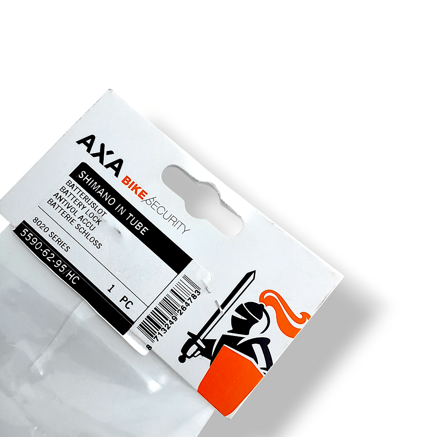 AXA Shimano 8020 Battery Pack Lock - Silver
