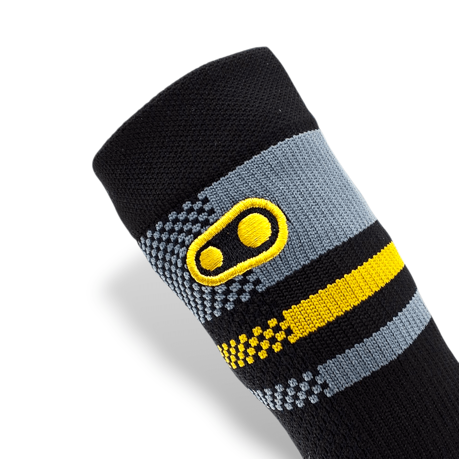 Crankbrothers Icon Socks - Black/Gold - Small/Medium
