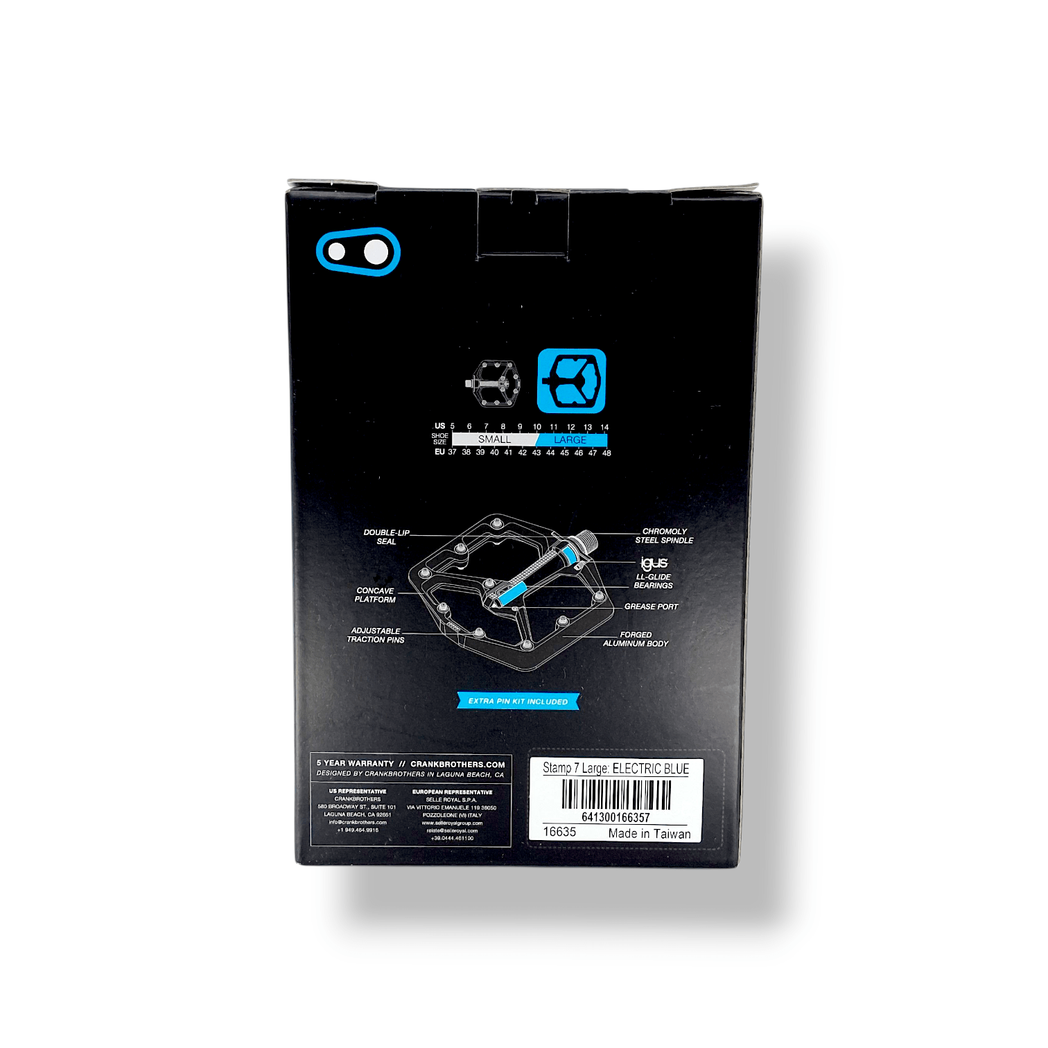 Crankbrothers Stamp 7 - Blue - Large
