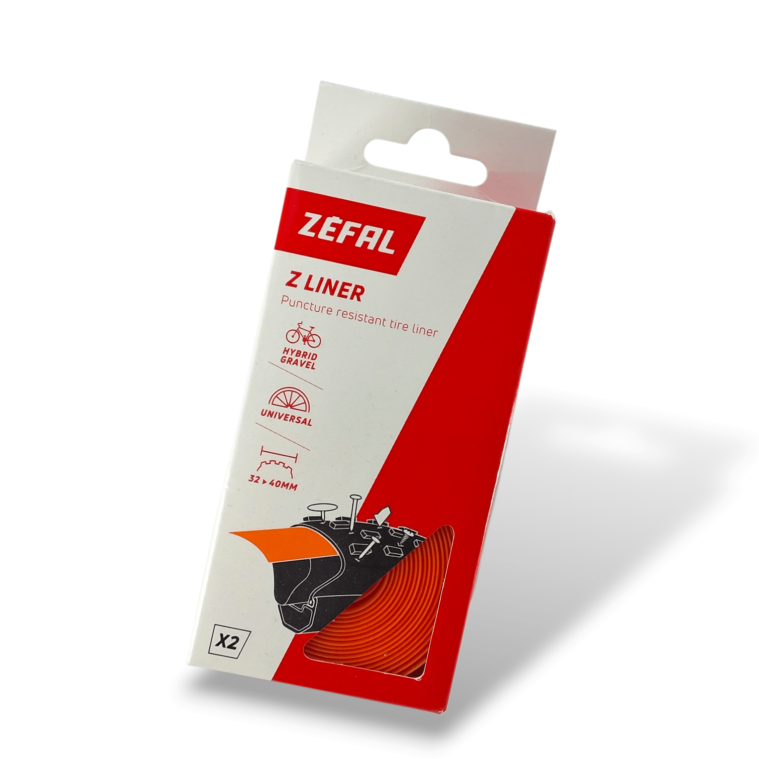 Zefal Z-Liner 27mm 700c/27" Orange (Pr)
