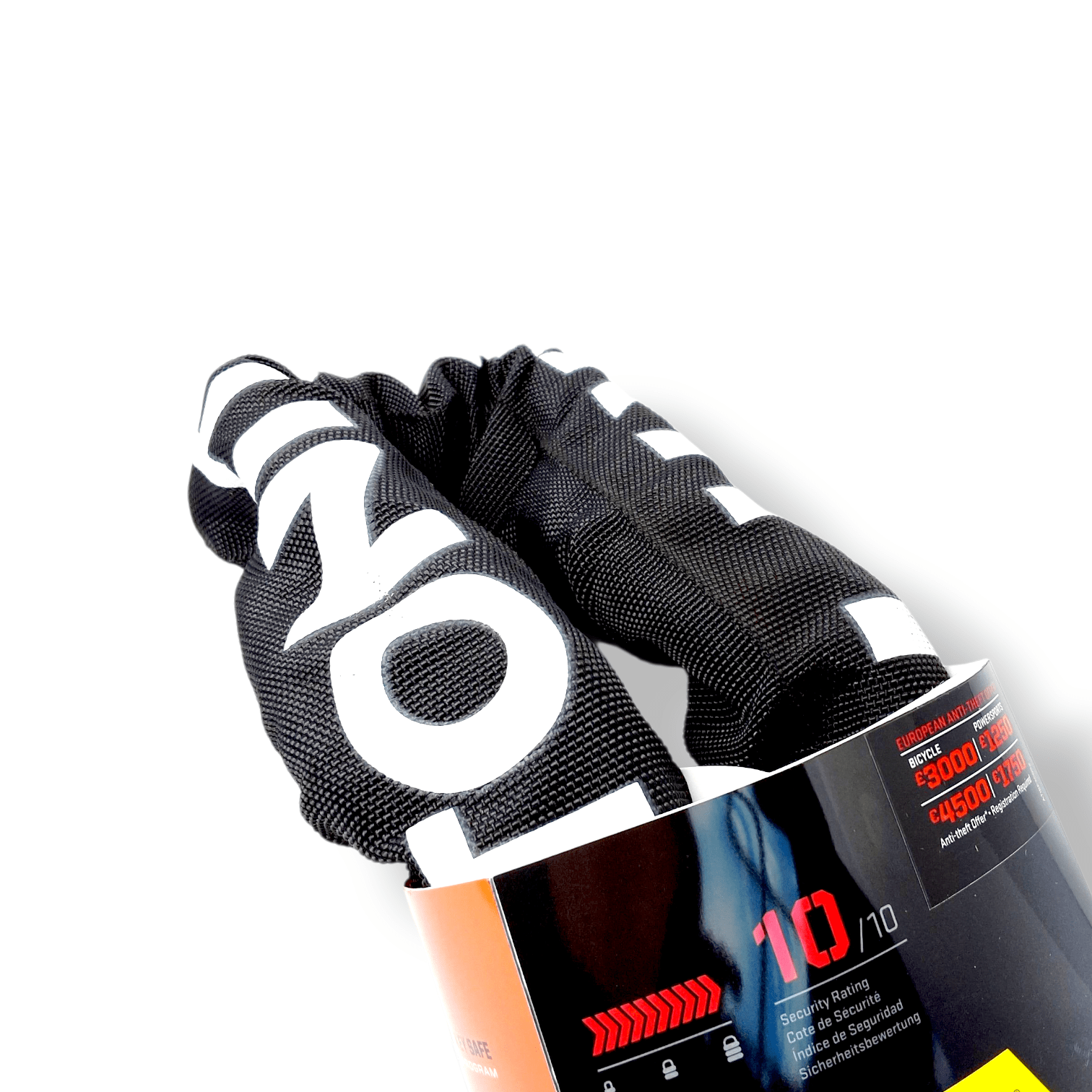 Kryptonite New York Fahgettaboudit Chain 14mmX100cm And NY Disc Lock Sold Secure Diamond