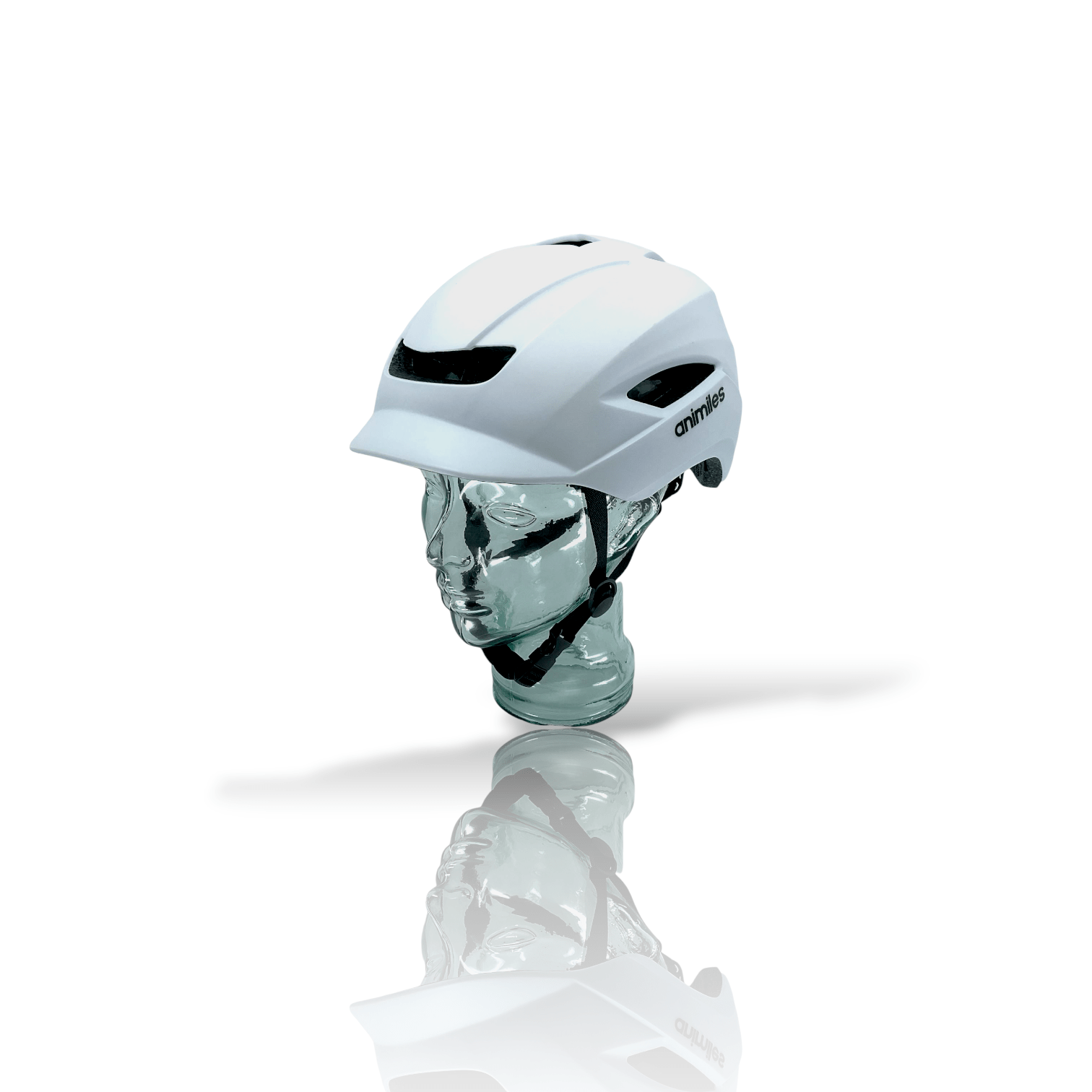 Animiles Adult Helmet - White L 57-61cm