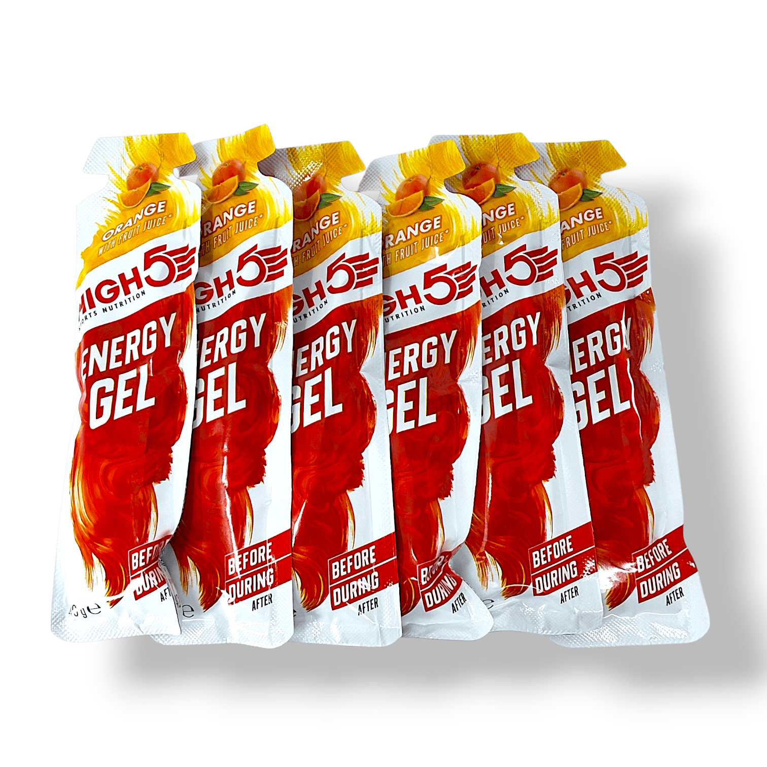 High5 High5 Energy Gel (40g, x6, Orange)