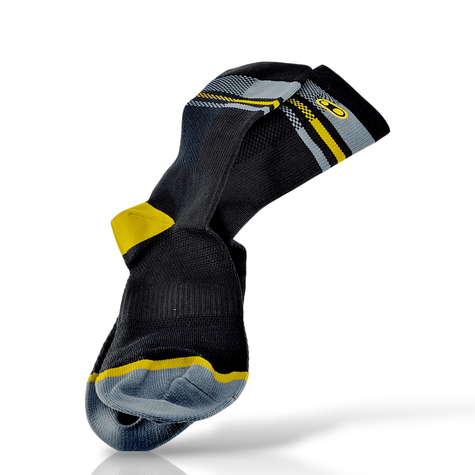 Crankbrothers Icon Socks - Black/Gold - Small/Medium