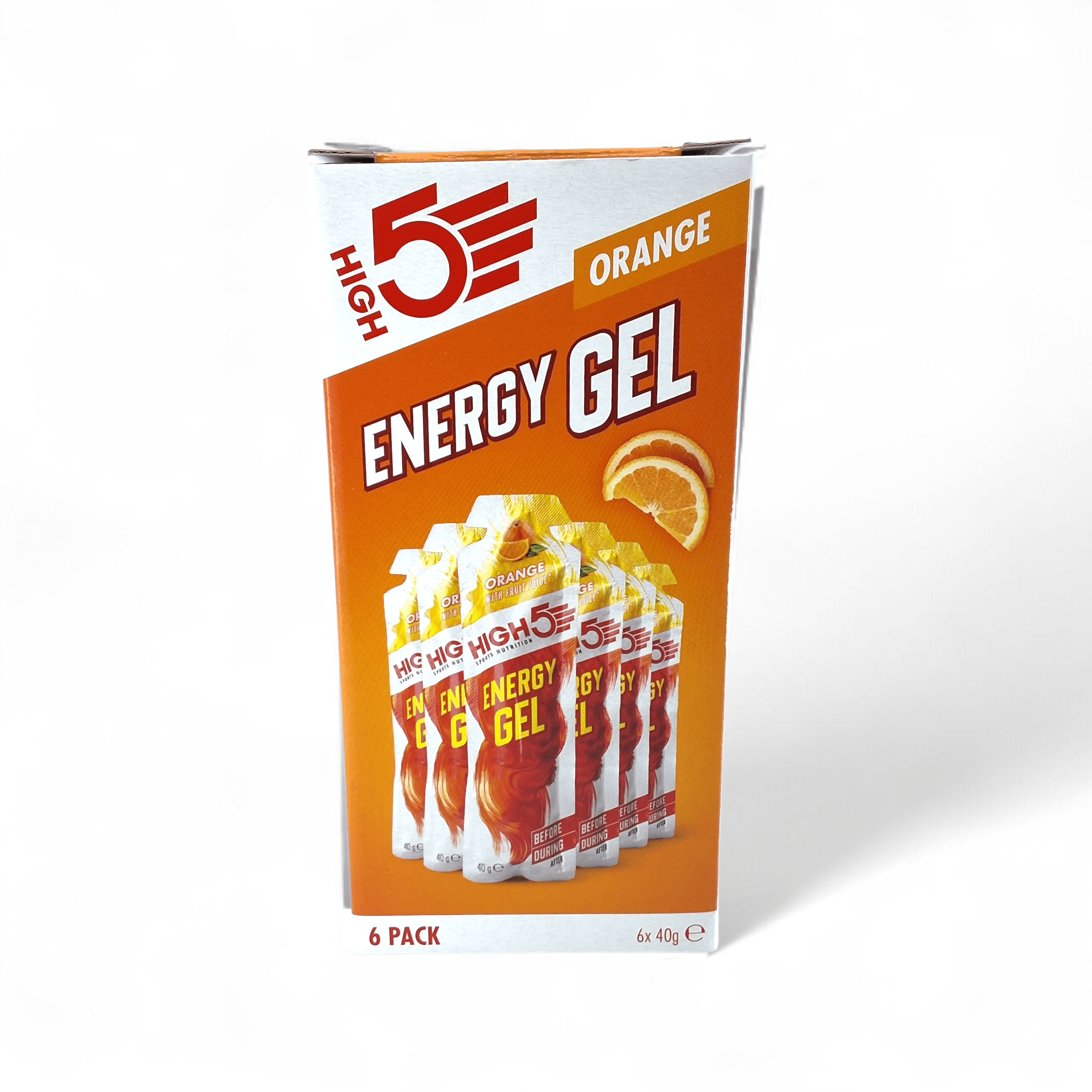 High5 High5 Energy Gel (40g, x6, Orange)