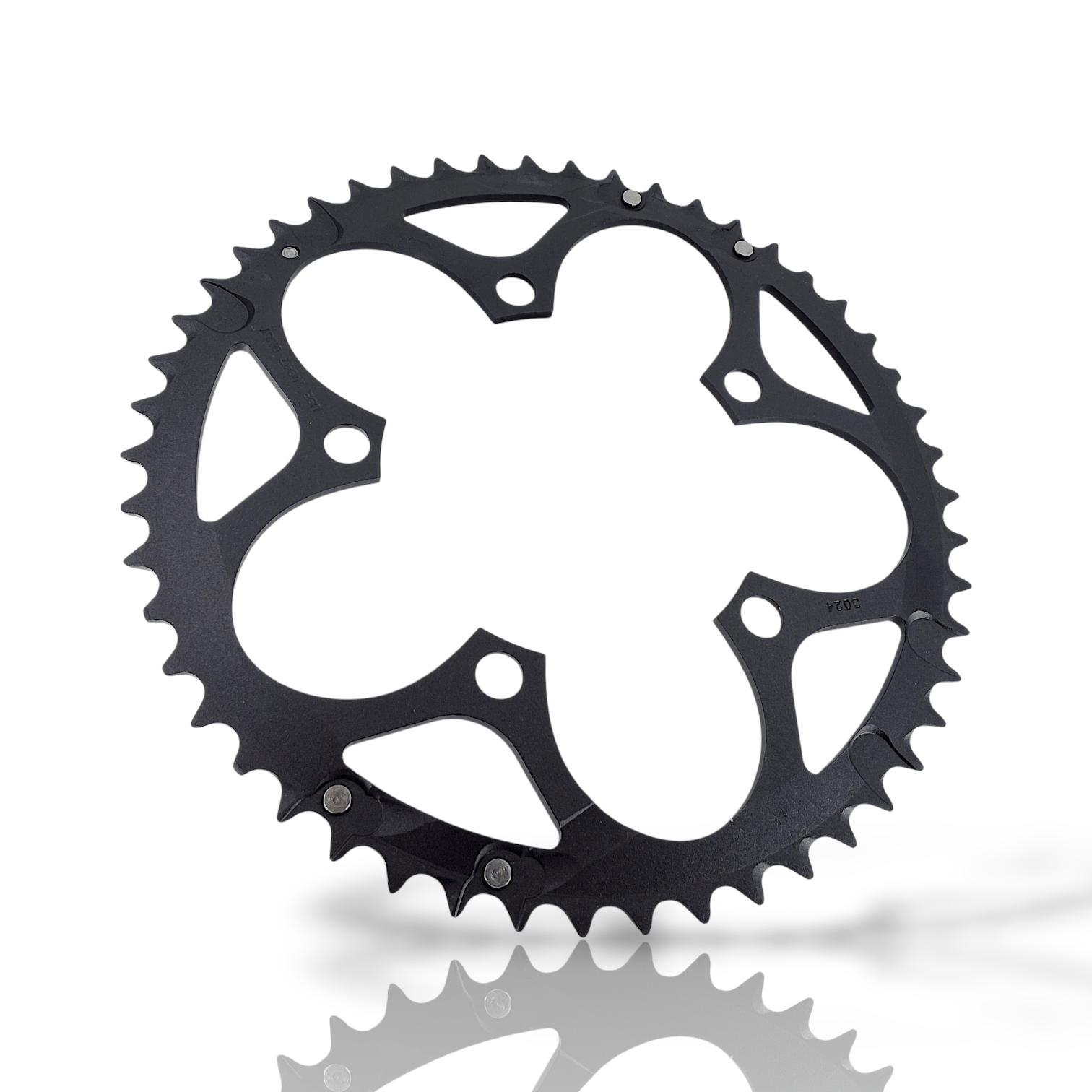 Sram Spare - Chain Ring Road 50T 110 B V2 Aluminium 4Mm Black (50-34): Black 50T