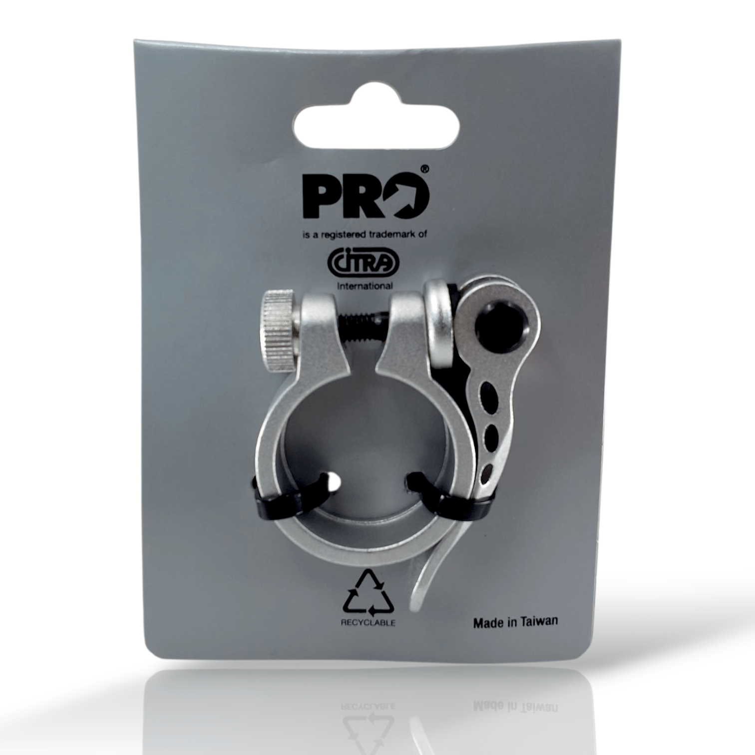 PRO QR Seat Clamp SILVER 34.9mm