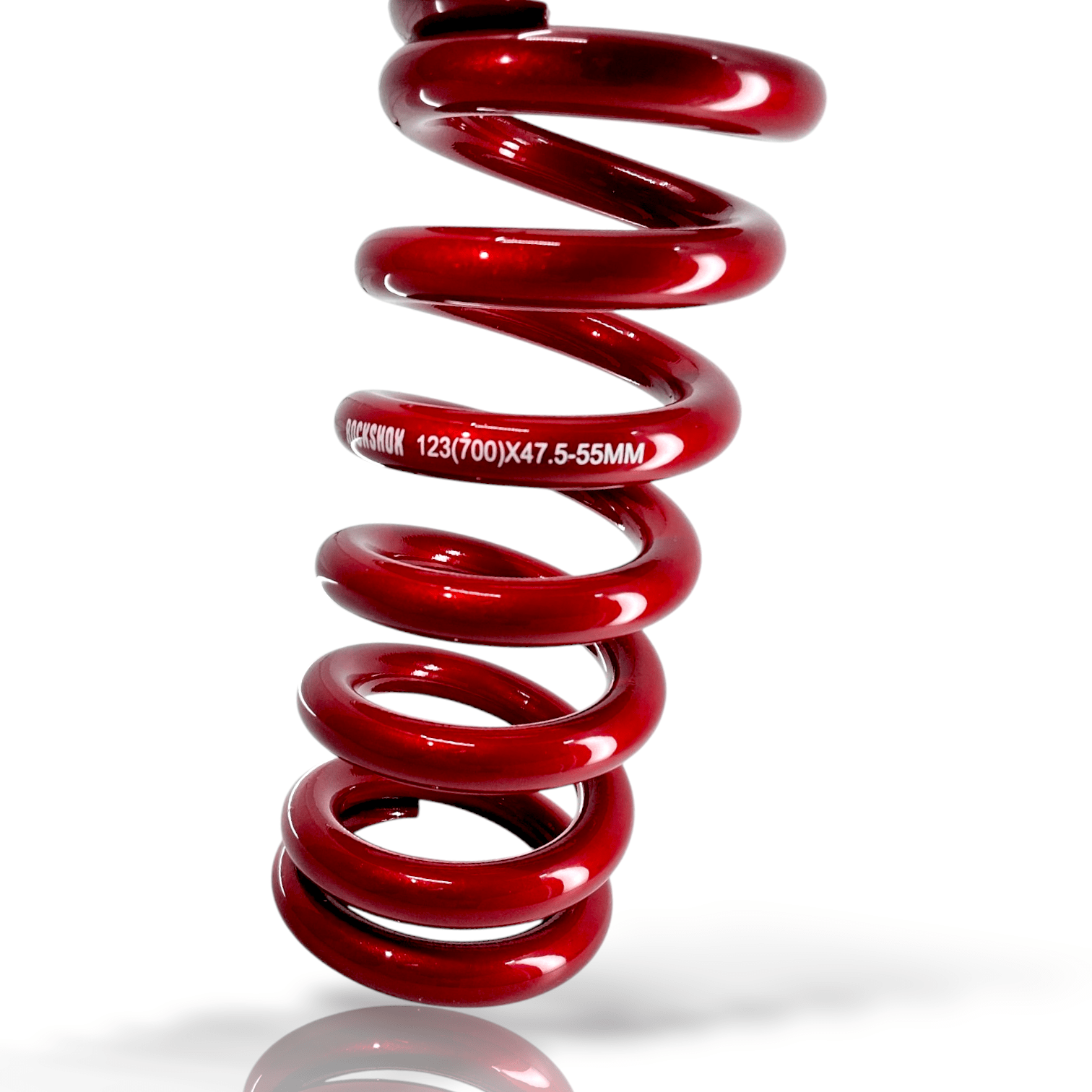 Rockshox Spring, Metric Coil, Electric Red, Length 134Mm, Spring Travel (47.5-55Mm):  700Lb