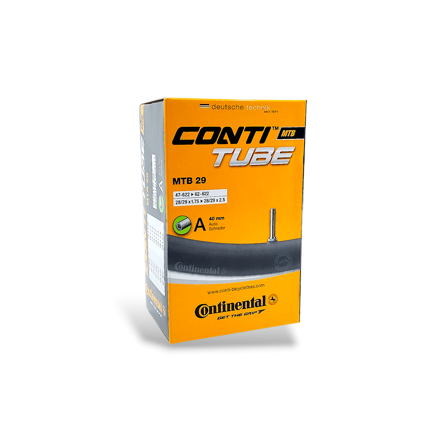 Continental MTB tube 29 x 1.75 - 2.5 inch Schrader valve (for 29er) Inner Tube