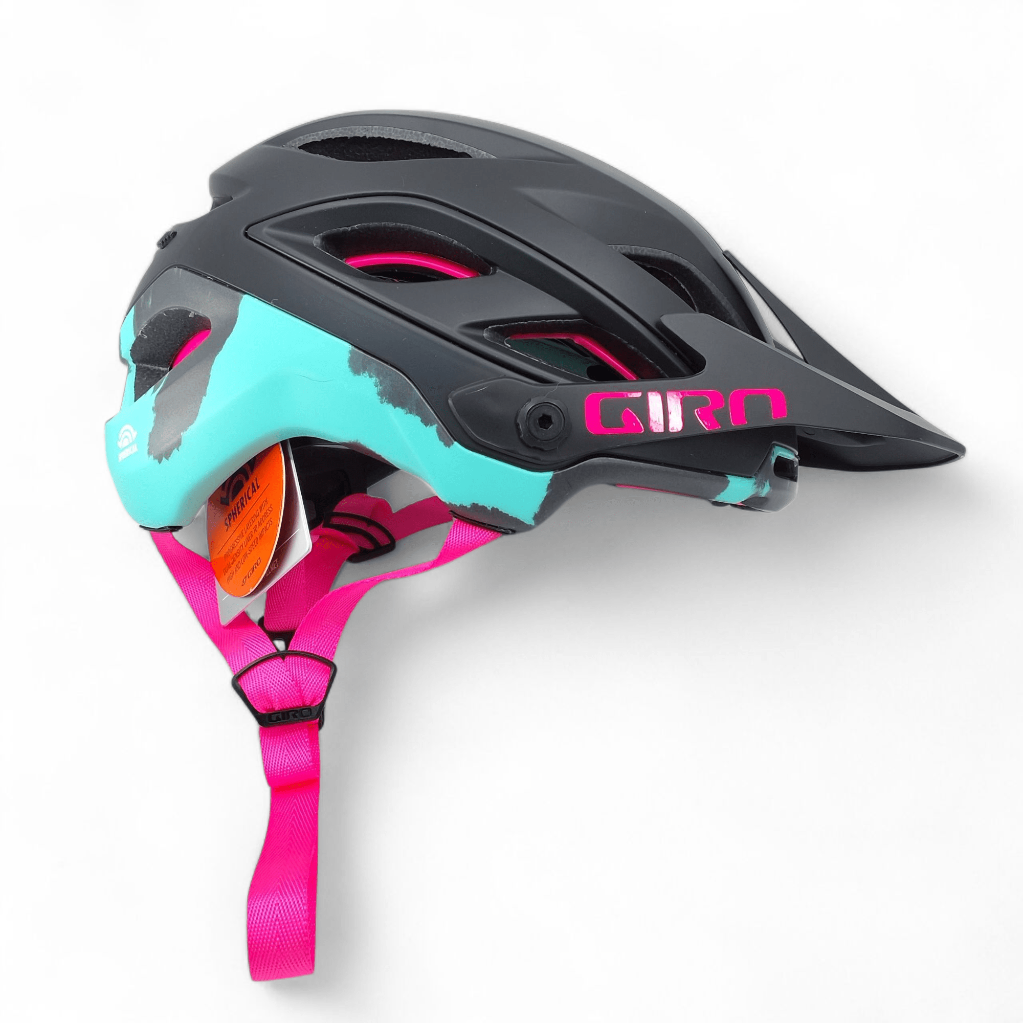 Giro Merit Spherical Woman'S Dirt Helmet 2022: Black Ice Dye M 55-59Cm