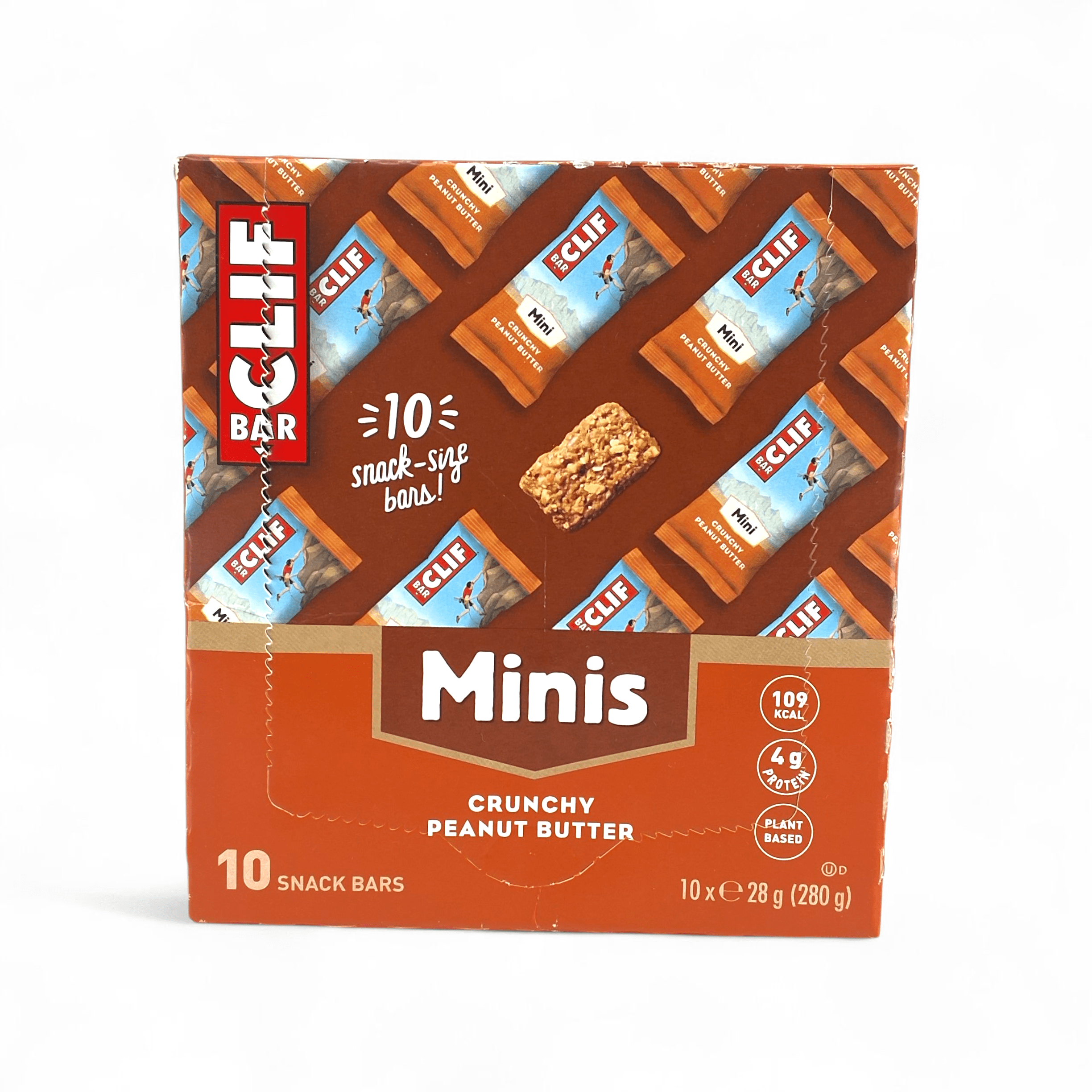Clif Bar Mini Crunchy Peanut Butter 10 Pack 70% Organic