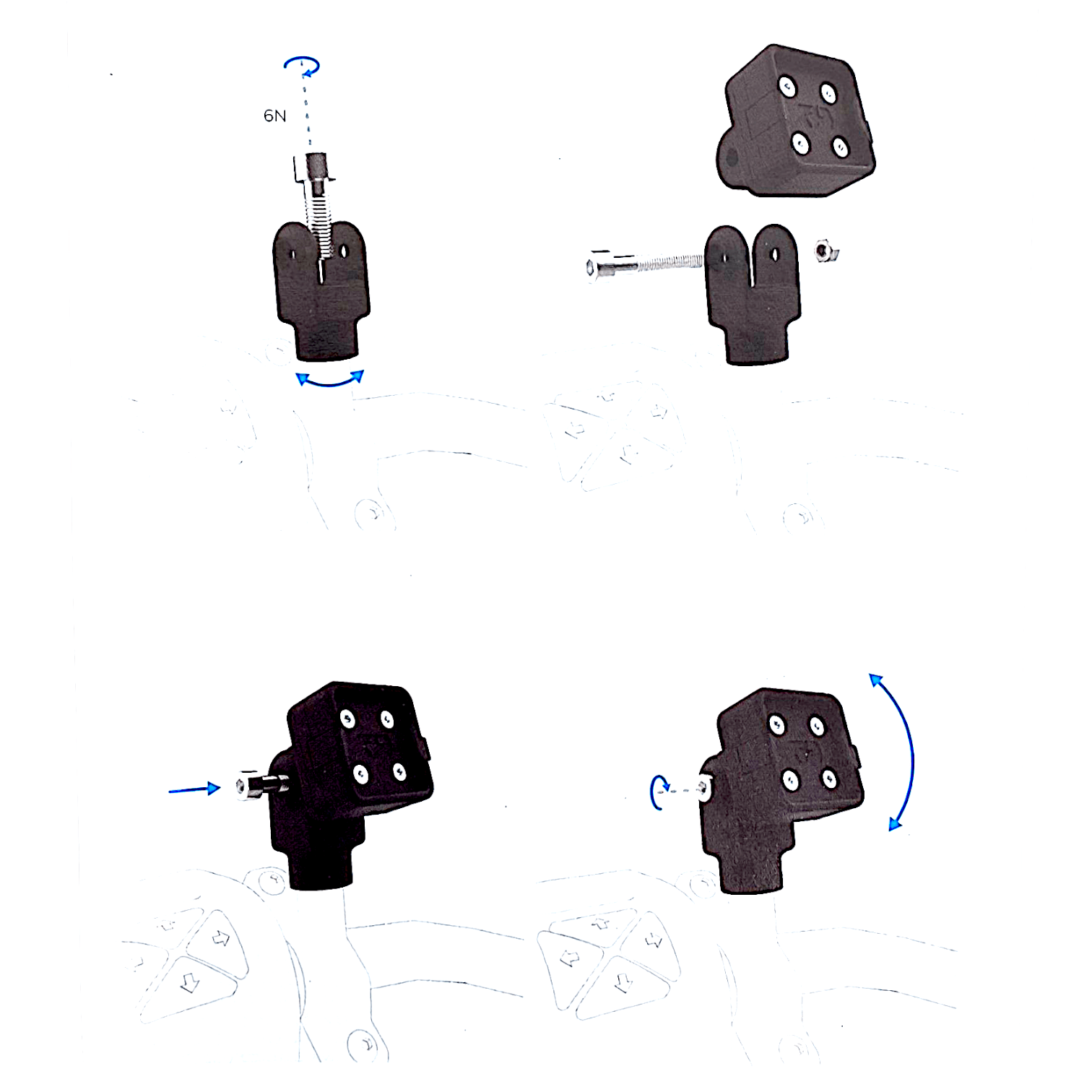 Oxford CLIQR Mirror Replacement Mount