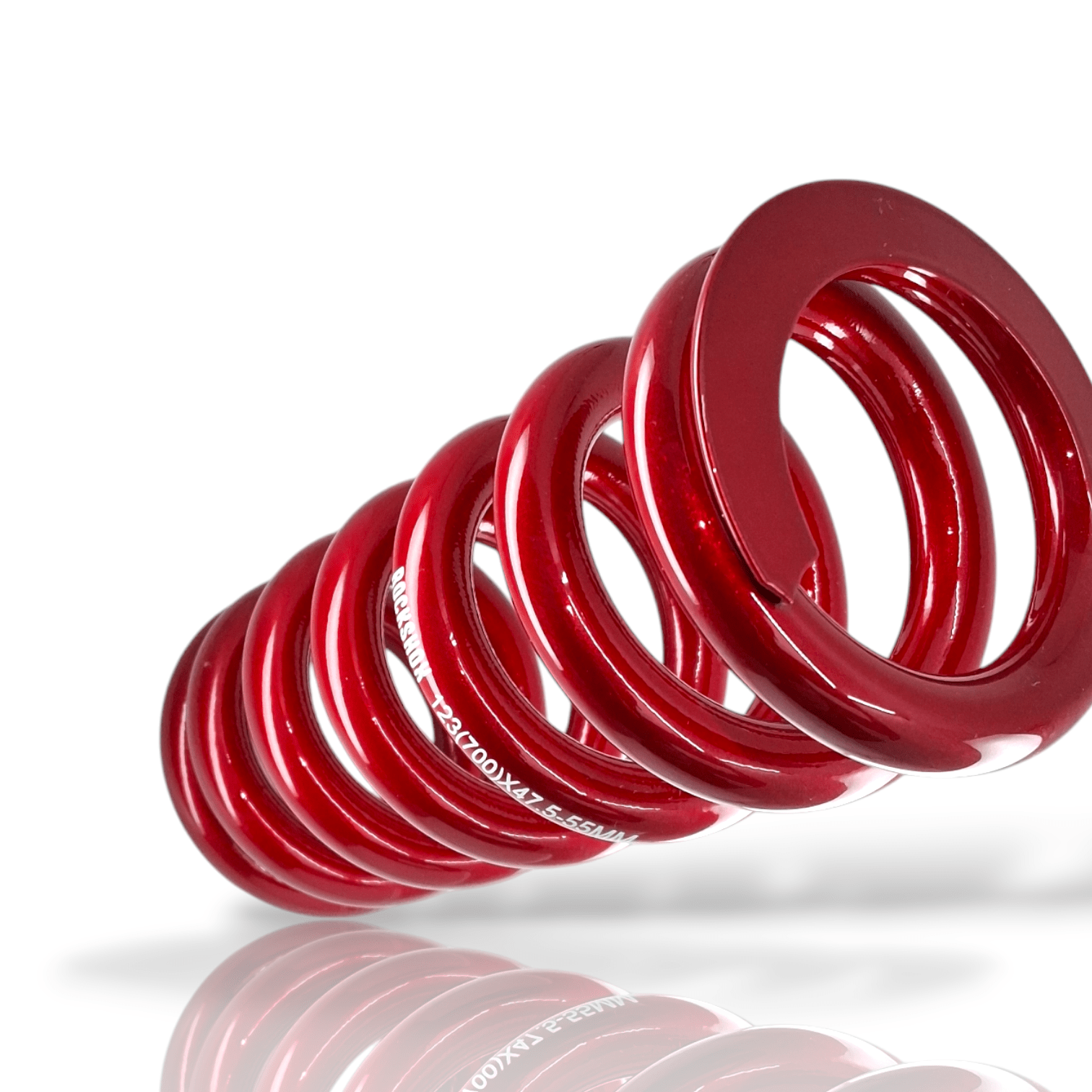 Rockshox Spring, Metric Coil, Electric Red, Length 134Mm, Spring Travel (47.5-55Mm):  700Lb