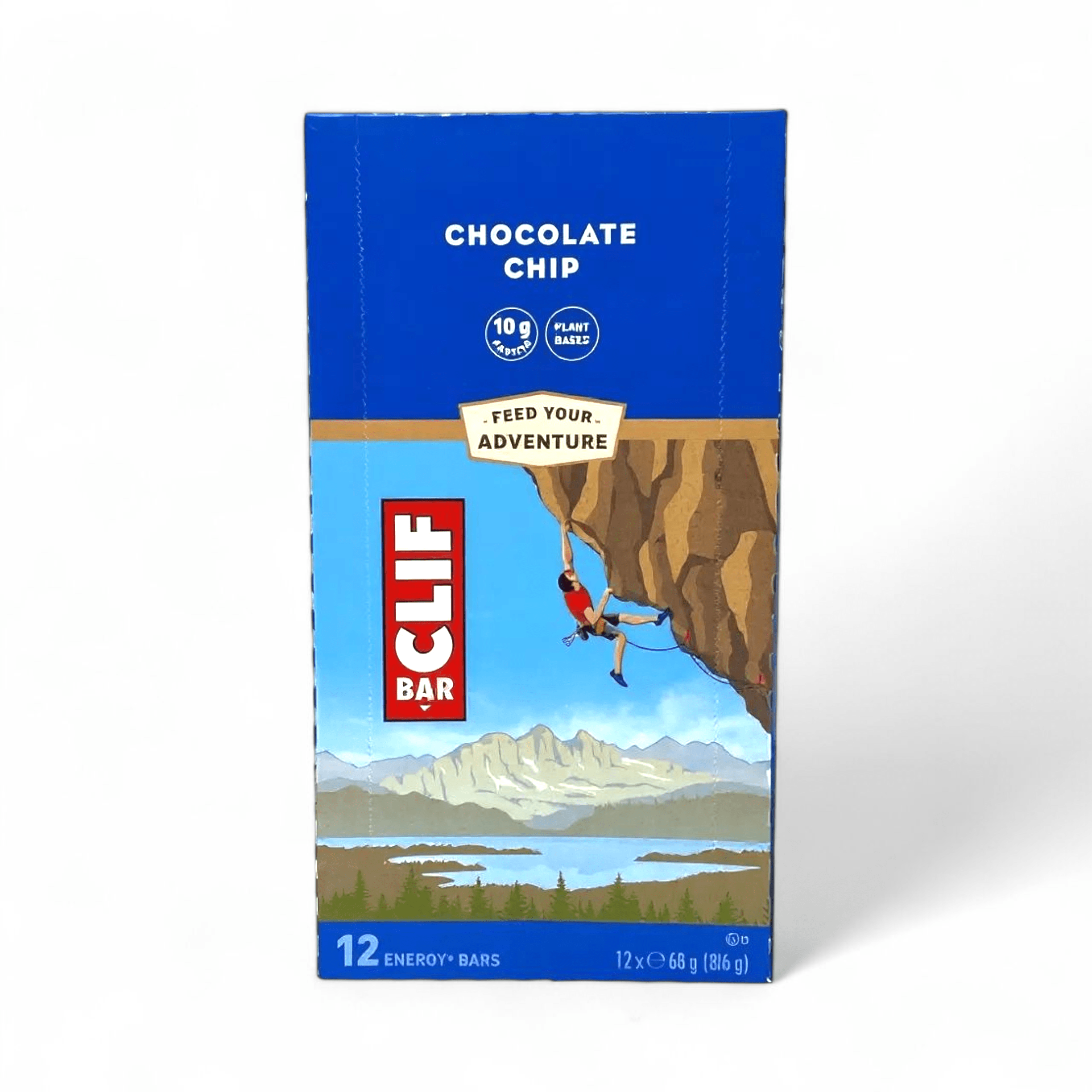 Clif Bar Chocolate Chip 12 Pack 70% Organic