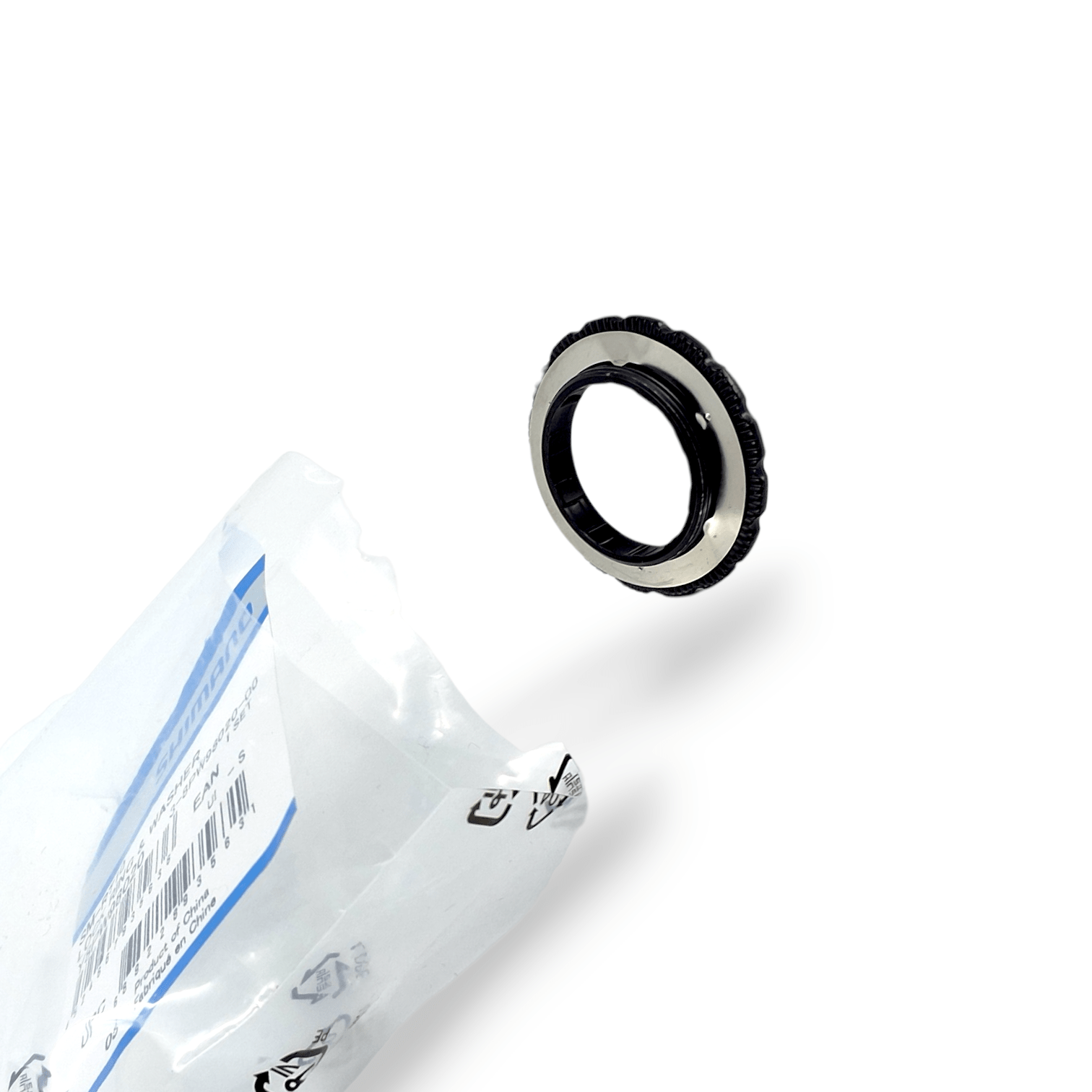 Shimano Spares SM-RT10 lock ring and washer - BLACK