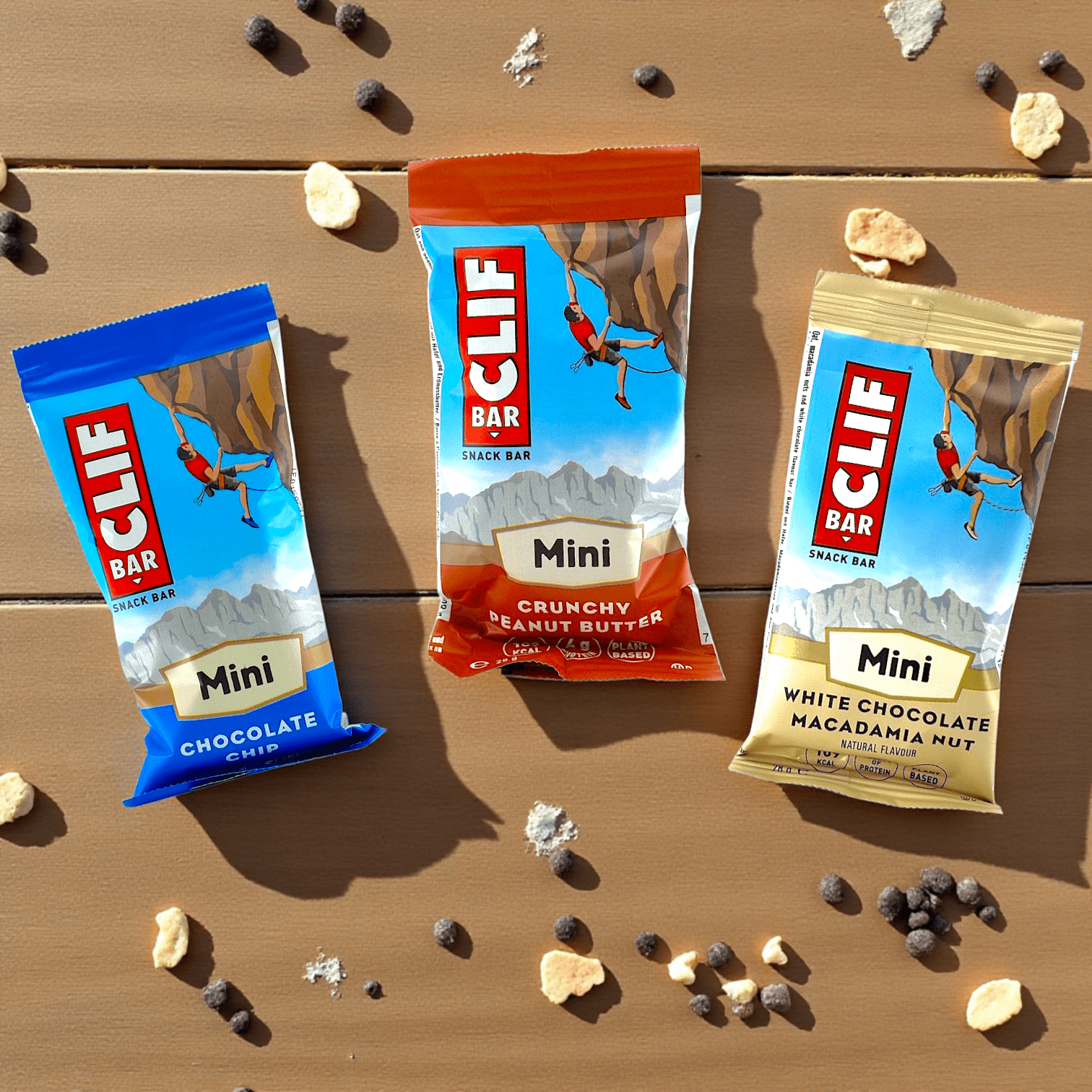 Clif Bar Mini Crunchy Peanut Butter 10 Pack 70% Organic