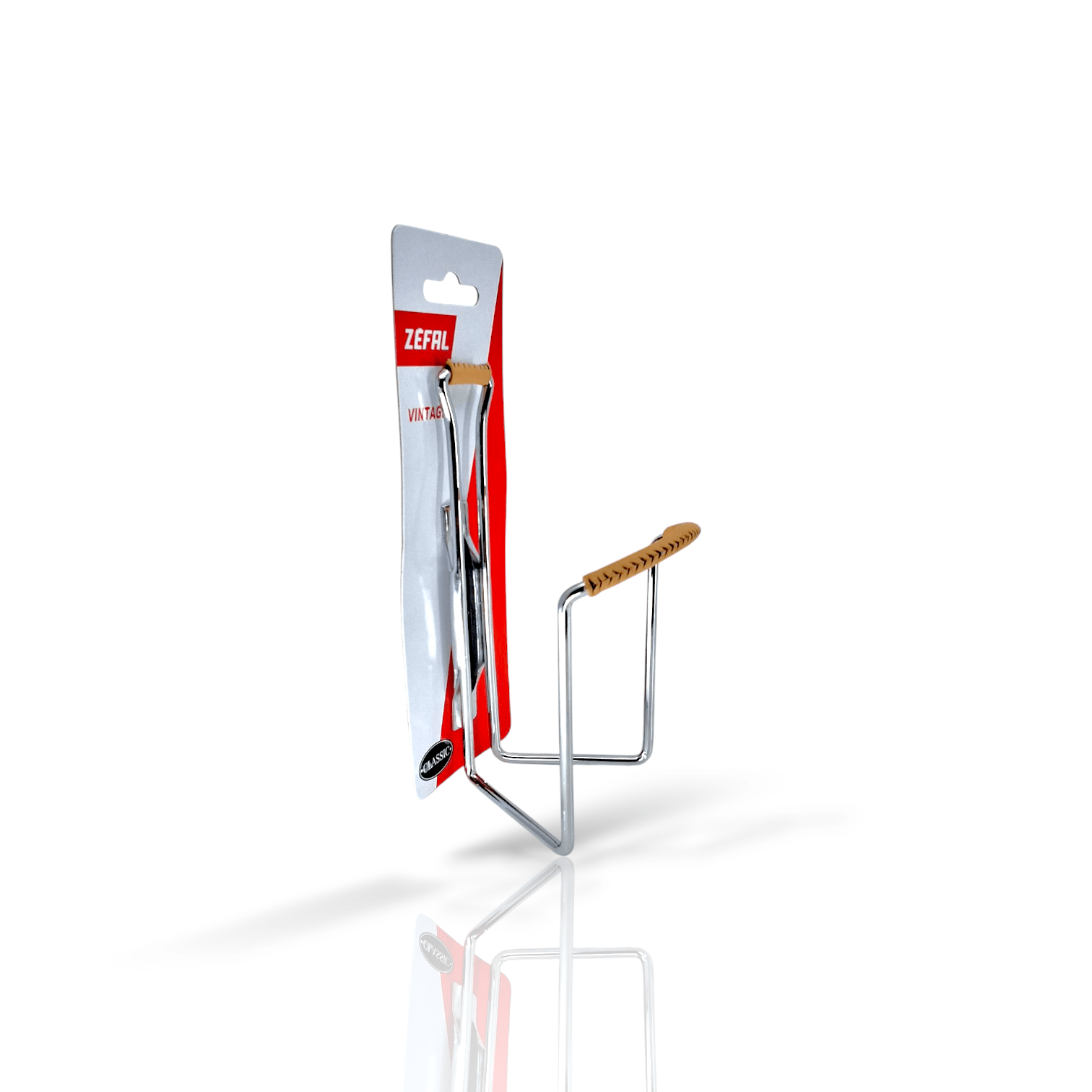 Zefal Vintage Cage Sil/Brown Leather