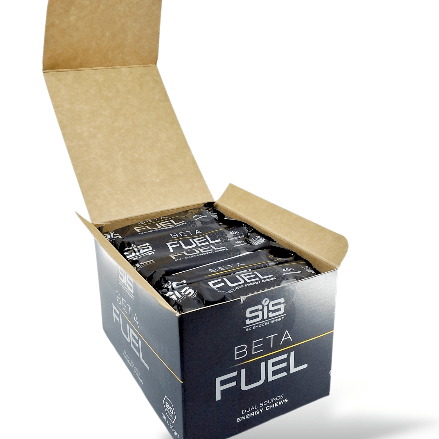 Science In Sport Beta Fuel Energy Chew - box of 20 x 60g - orange