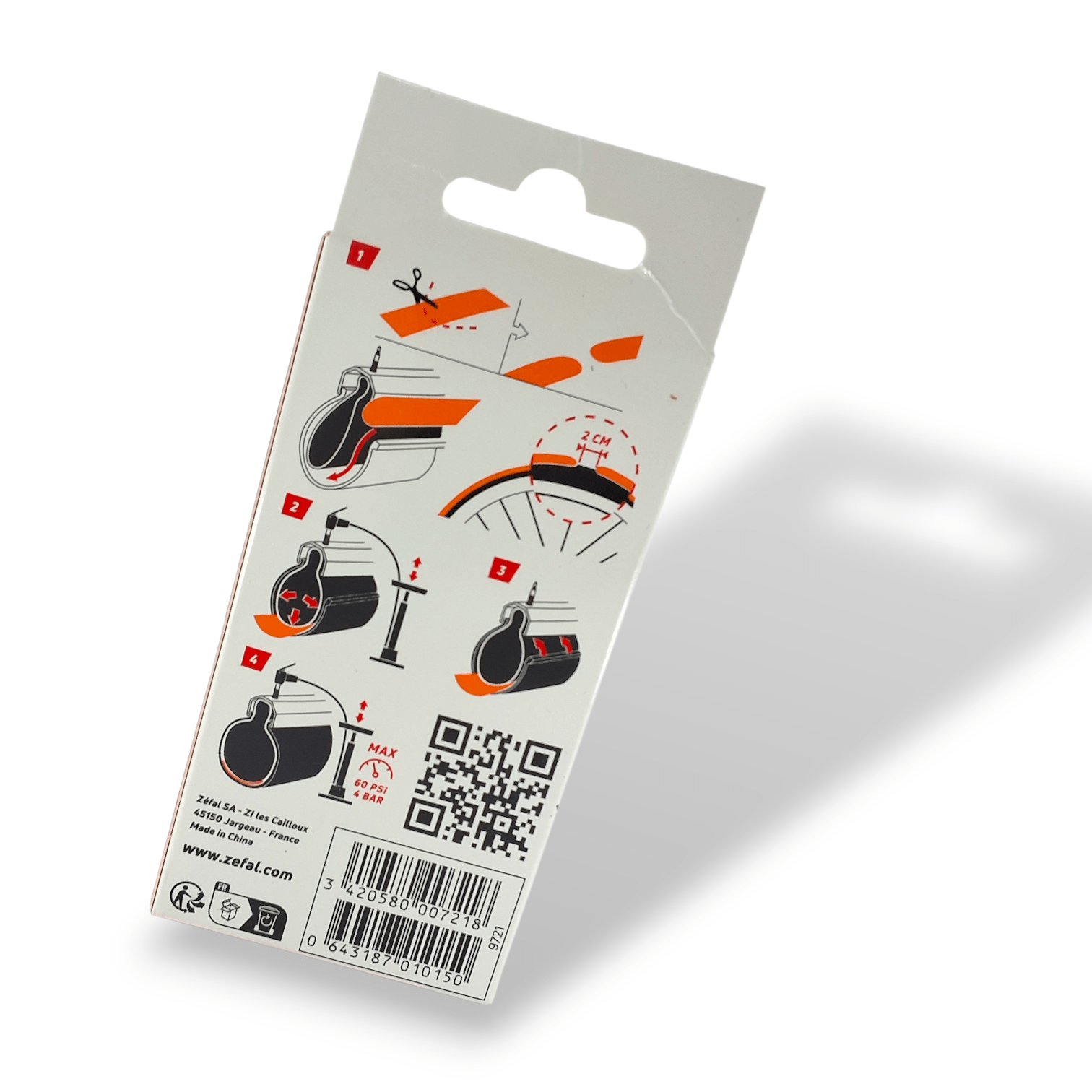 Zefal Z-Liner 27mm 700c/27" Orange (Pr)