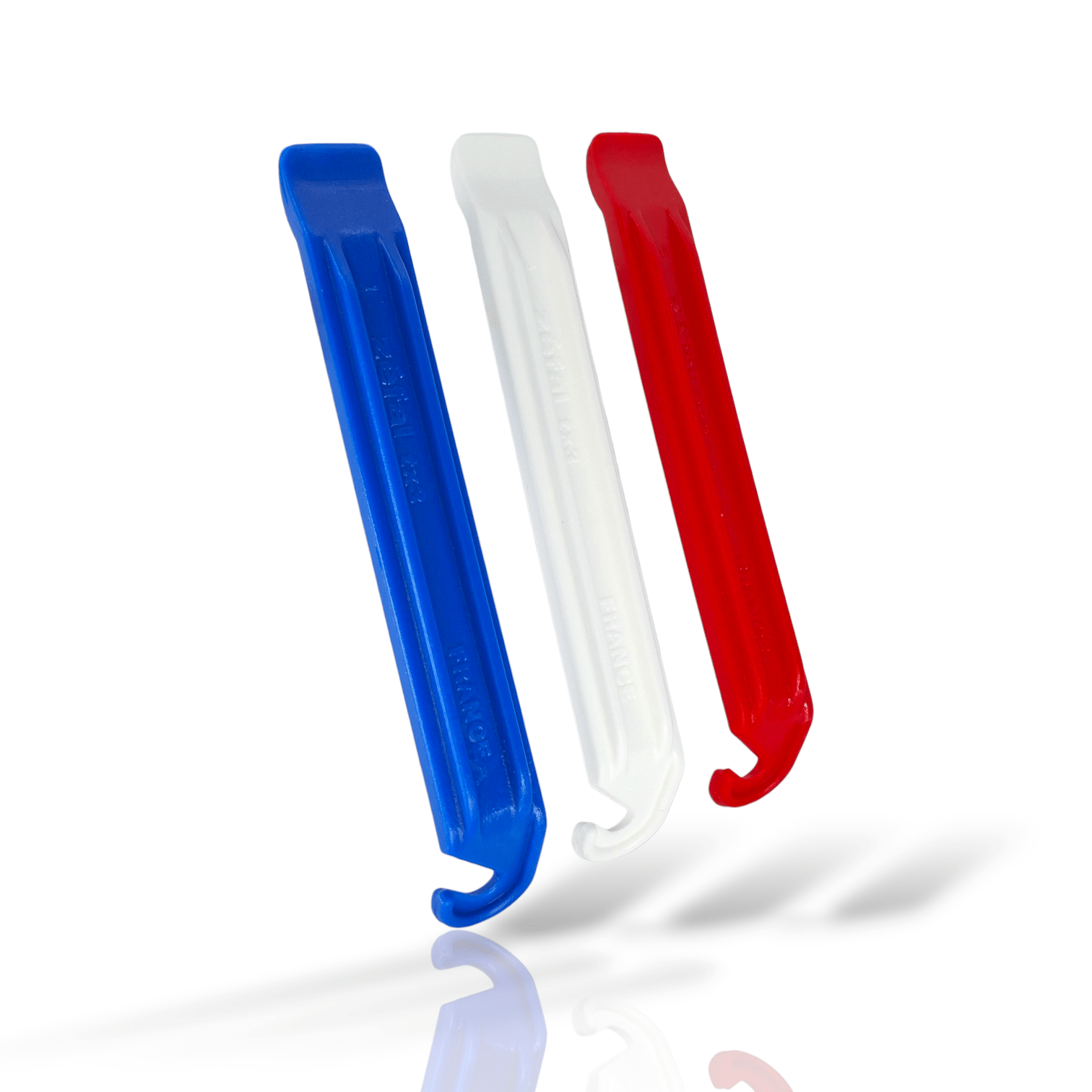 Zefal Dp20 Tyre Levers 3 Pc Blu/Wht/Red