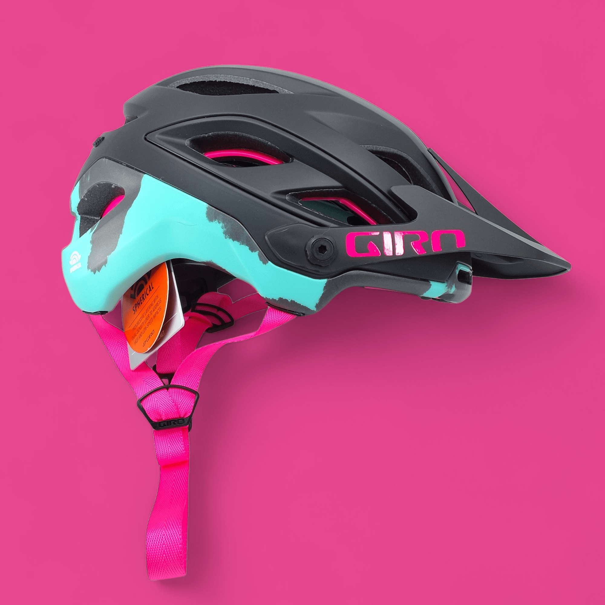Giro Merit Spherical Woman'S Dirt Helmet 2022: Black Ice Dye M 55-59Cm