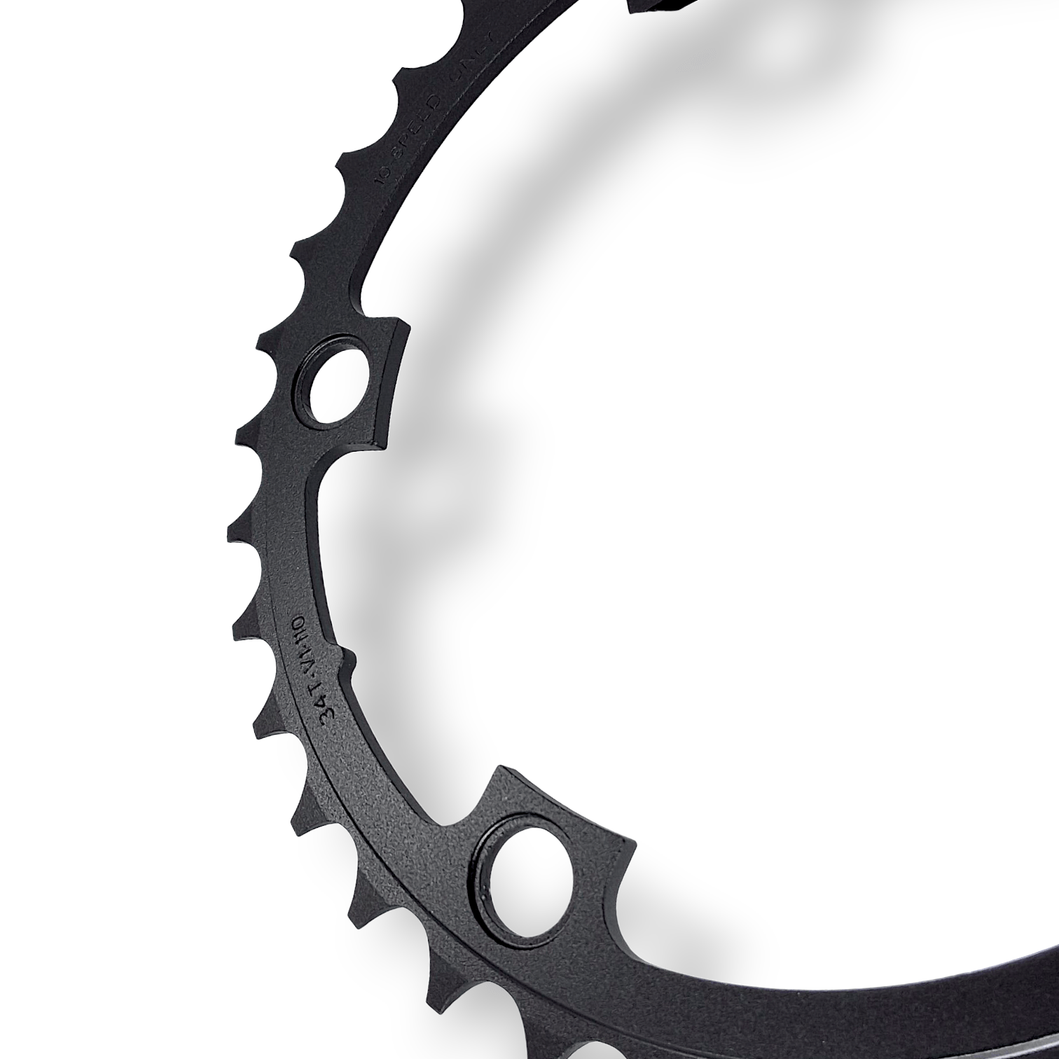 Sram Chain Ring Road 34T V1 110 Alum 3Mm Black (50-34): Black 34T