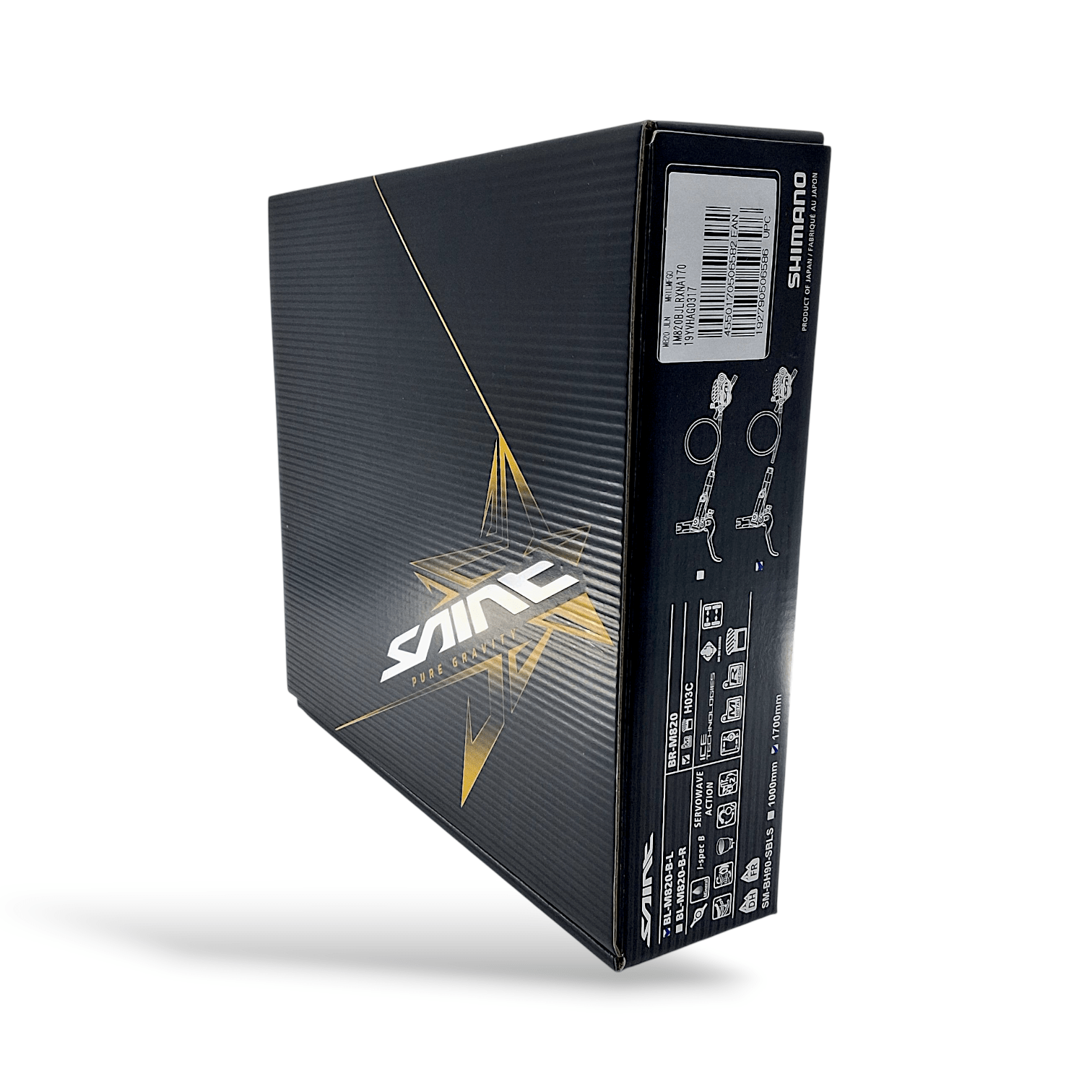 Shimano Saint BR-M820 Saint bled I-spec-B compatible brake with post mount calliper; rear