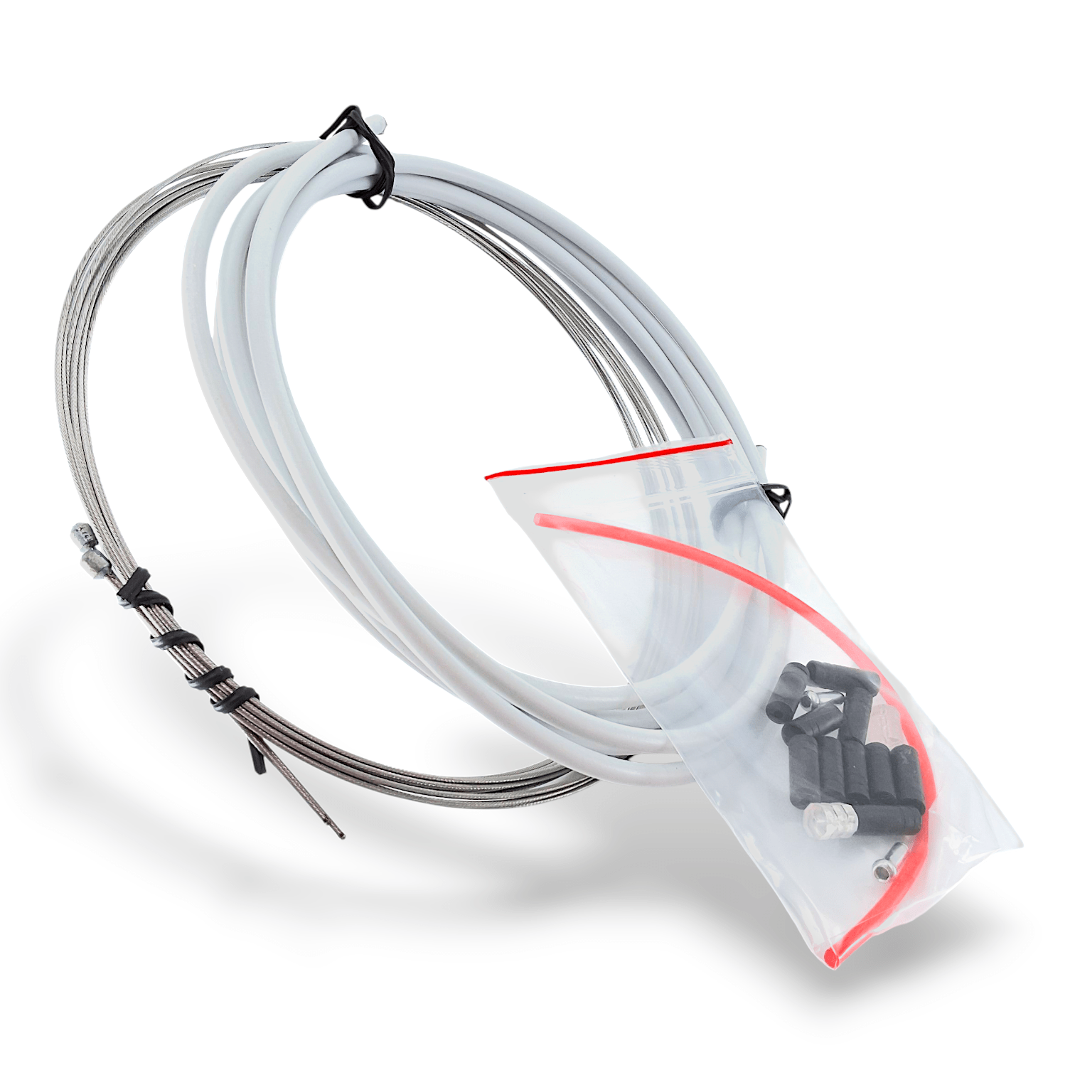 Clarks Universal Gear Kit - Stainless Steel, Shimano and Campag "WHITE" - A12AO31