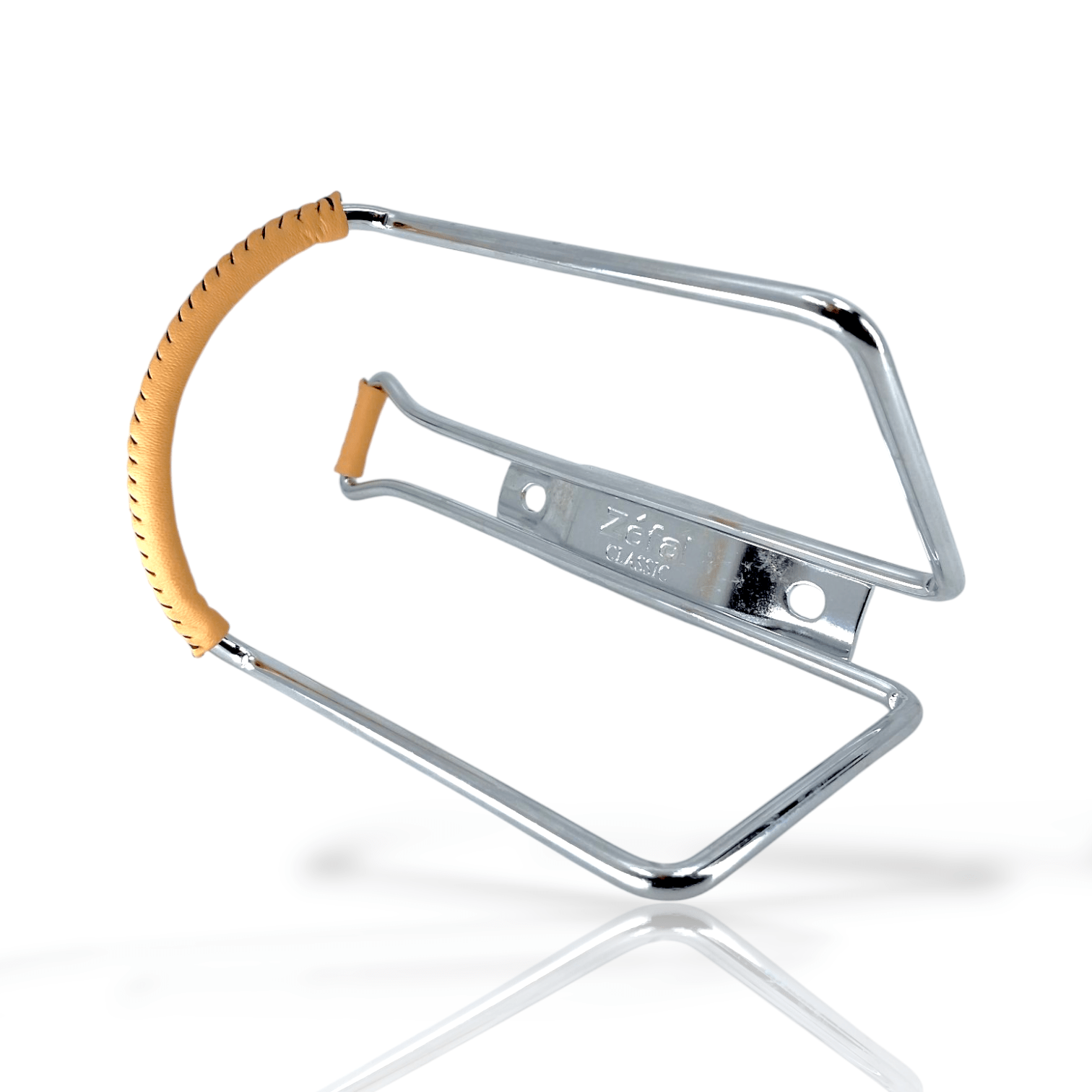 Zefal Vintage Cage Sil/Brown Leather