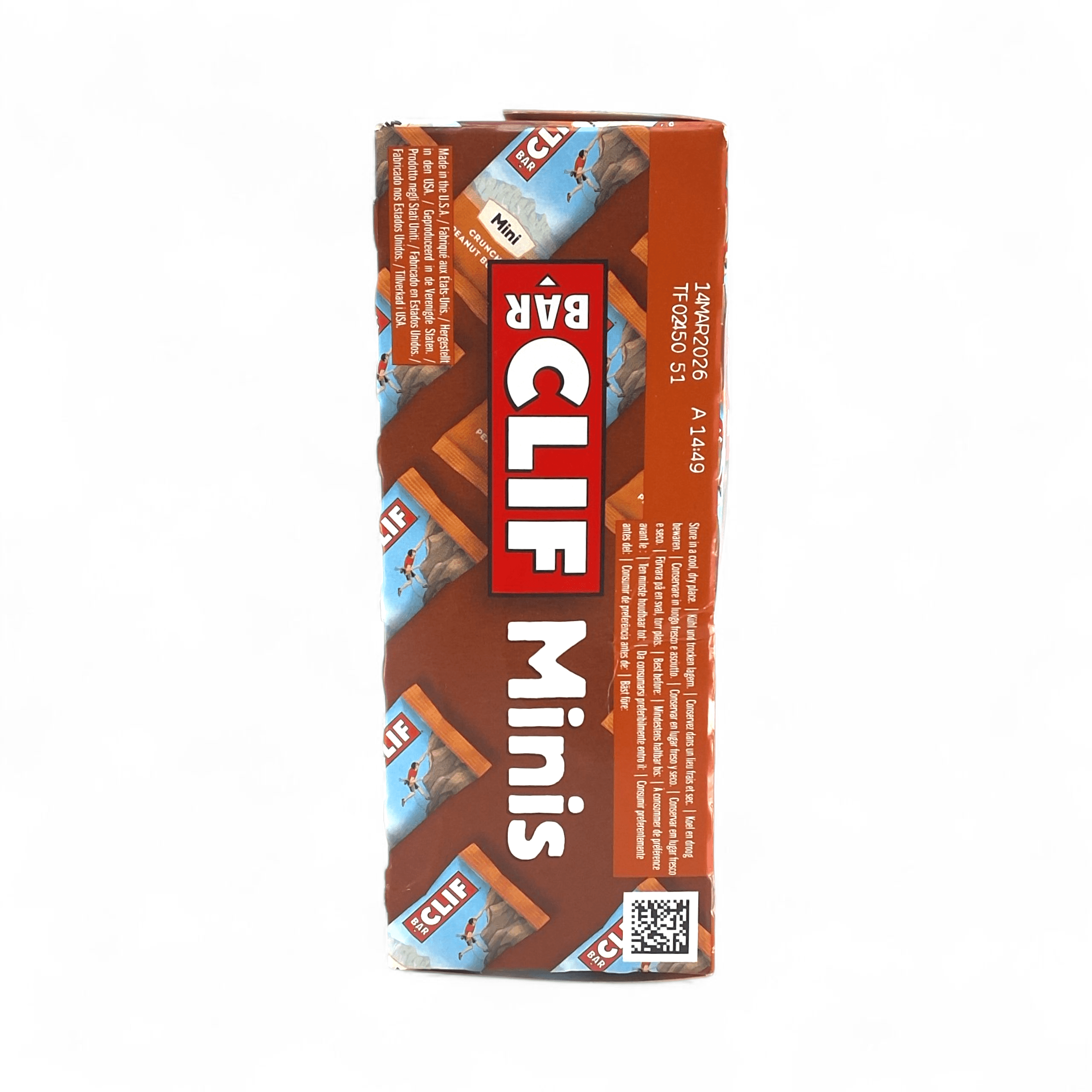 Clif Bar Mini Crunchy Peanut Butter 10 Pack 70% Organic