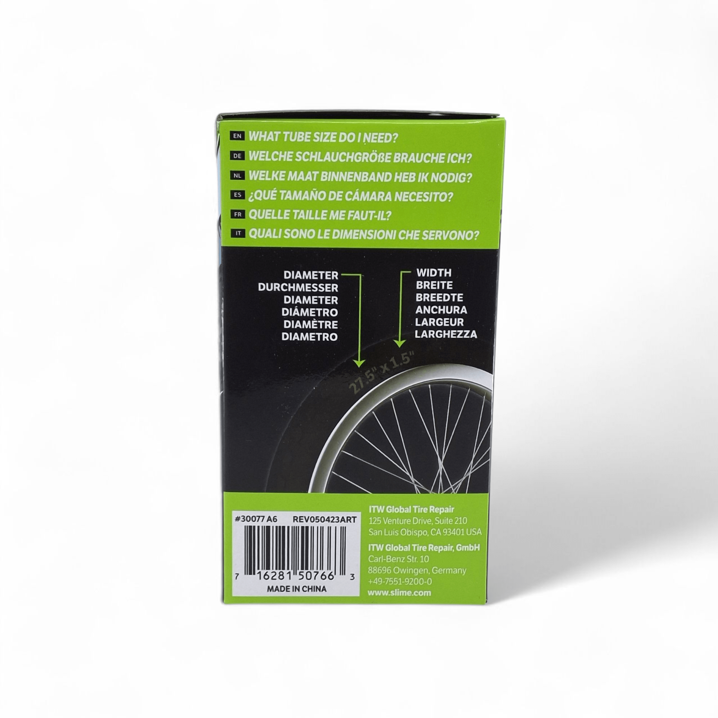 Slime Smart Tube - 27.5  x 2.00-2.40 - Schrader Valve