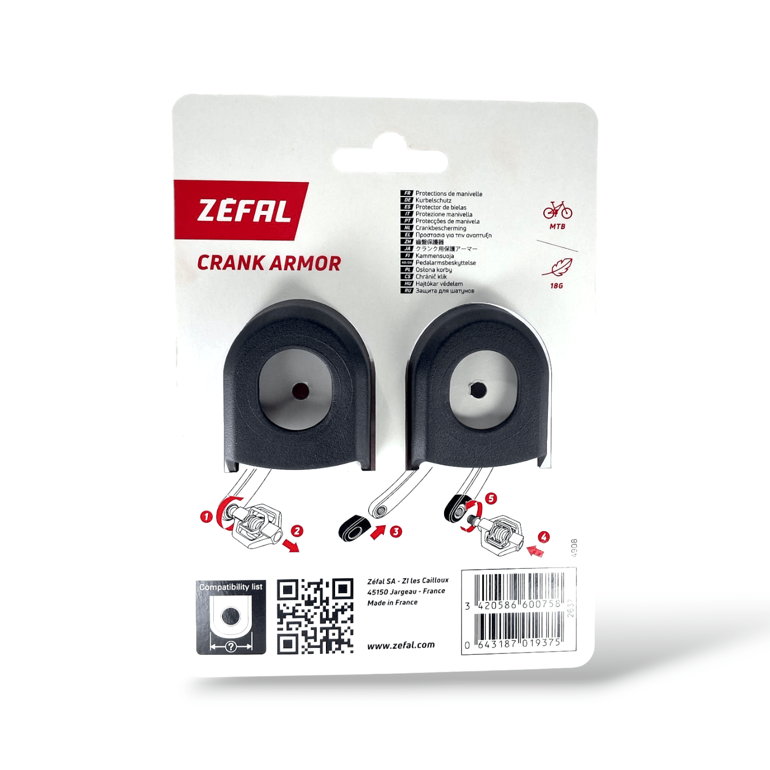 Zefal Crank Armour Black