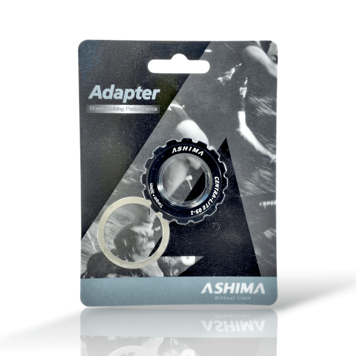Ashima Centerlock Rotor Lockring Lightweight + Steel Washer (9/10/12/15/20Mm Axle):