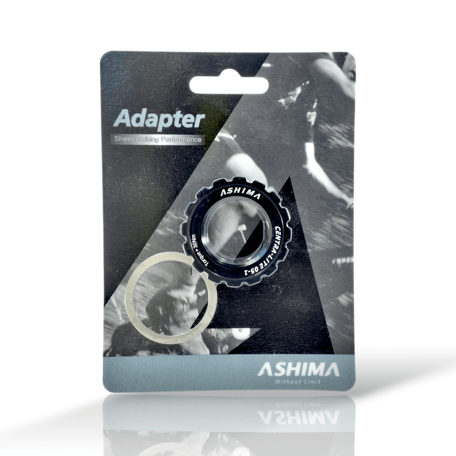 Ashima Centerlock Rotor Lockring Lightweight + Steel Washer (9/10/12/15/20Mm Axle):