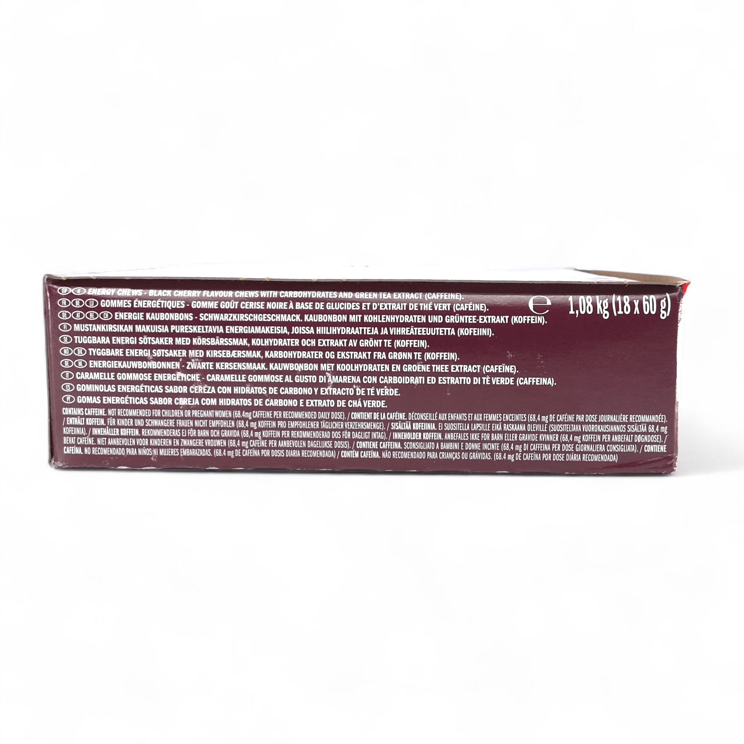 Clif Blok Energy Chews Black Cherry 18 Pack