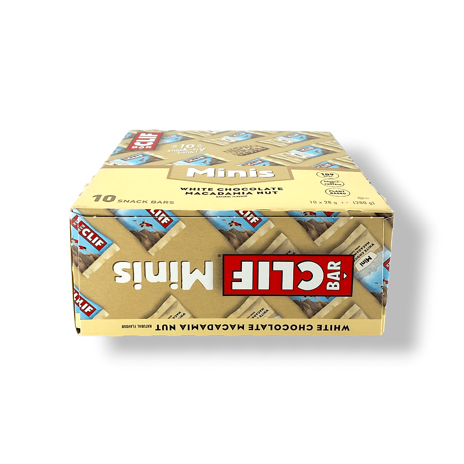 Clif Bar Mini White Chocolate Macadamia 10 Pack 70% Organic